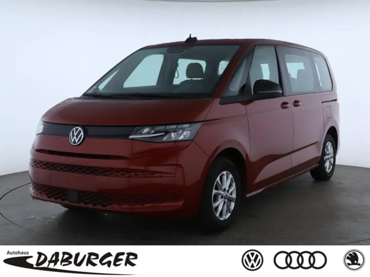 Volkswagen T7 Multivan 2.0 TDI AHK+7-Si+150.000 KM Garantie Klima Rot - 1