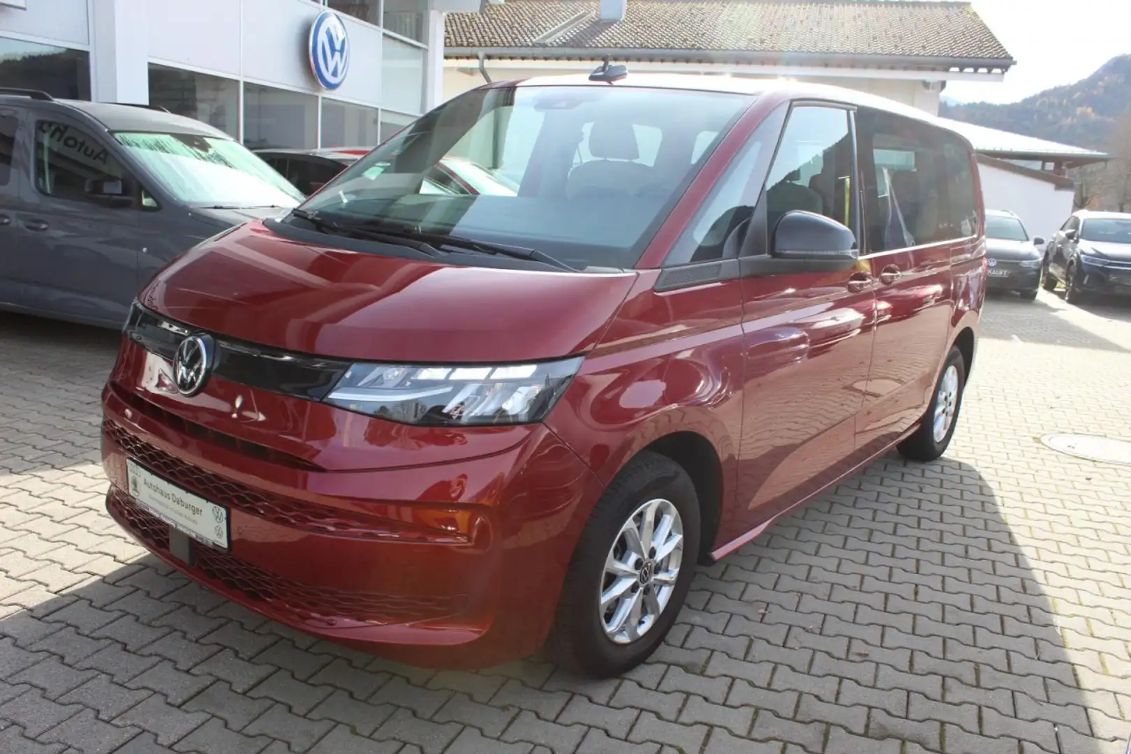 Volkswagen T7 Multivan 2.0 TDI AHK+7-Si+150.000 KM Garantie Klima Rouge - 2