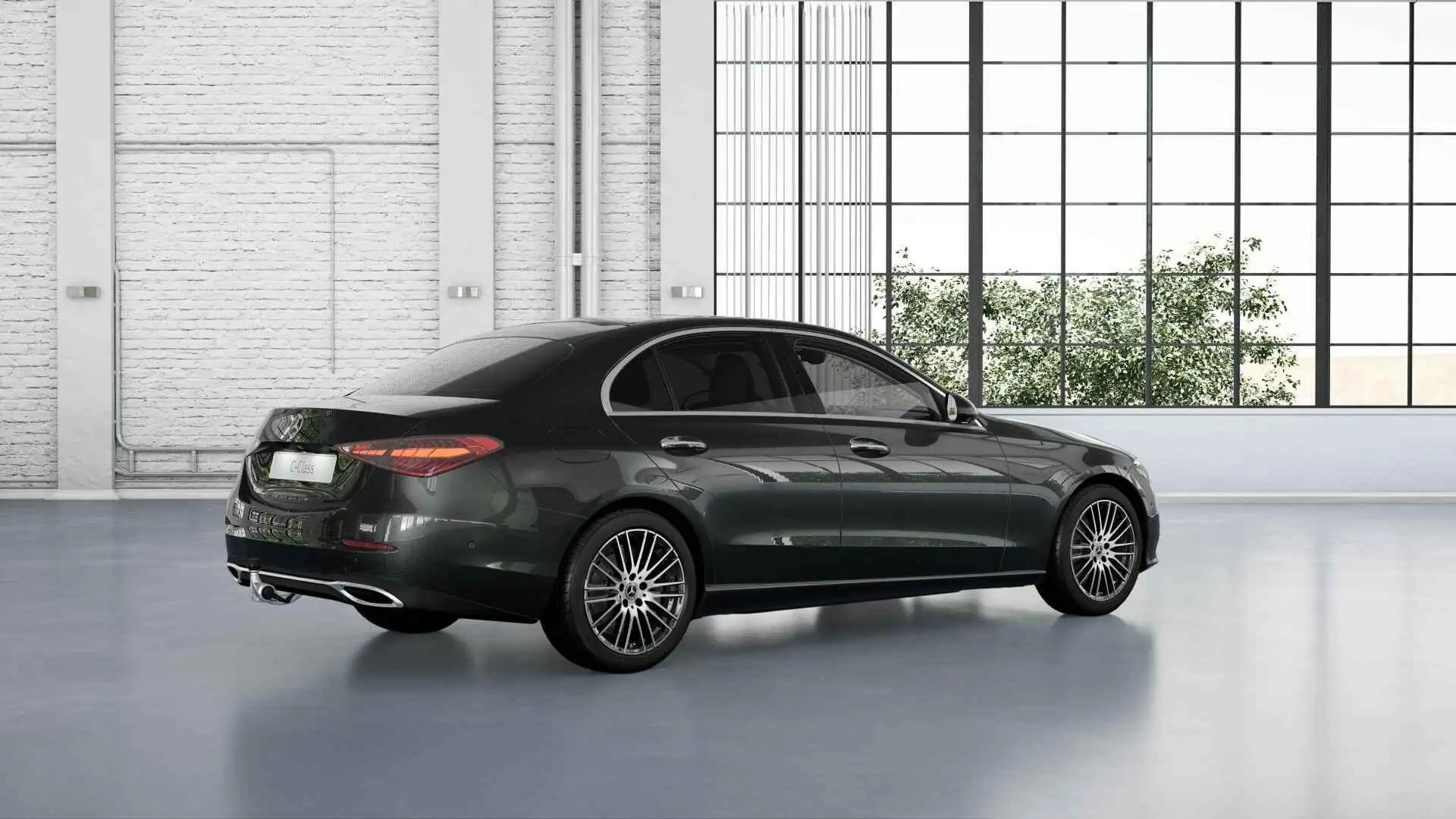 Mercedes-Benz C 180 Luxury Line | Panoramadak | Trekhaak | Memory stoe Grijs - 2
