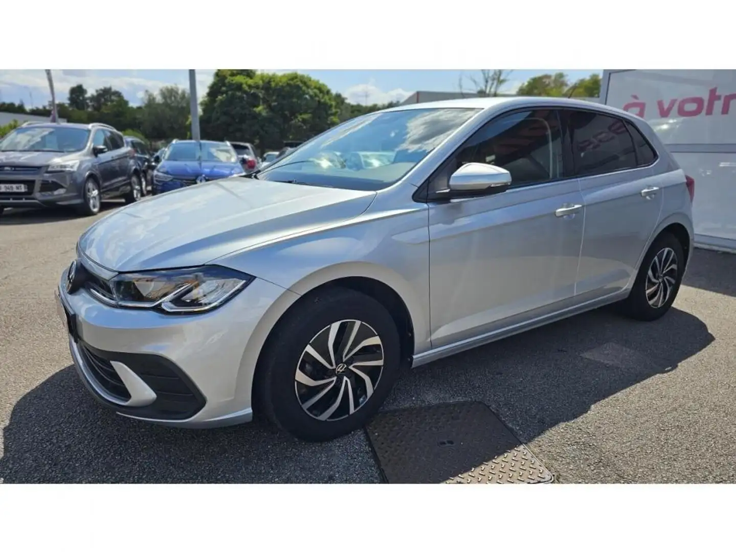 Volkswagen Polo Life 1.0 TSI 95cv + Climatisation automatique + Vitres arrière surteintées Gris - 2