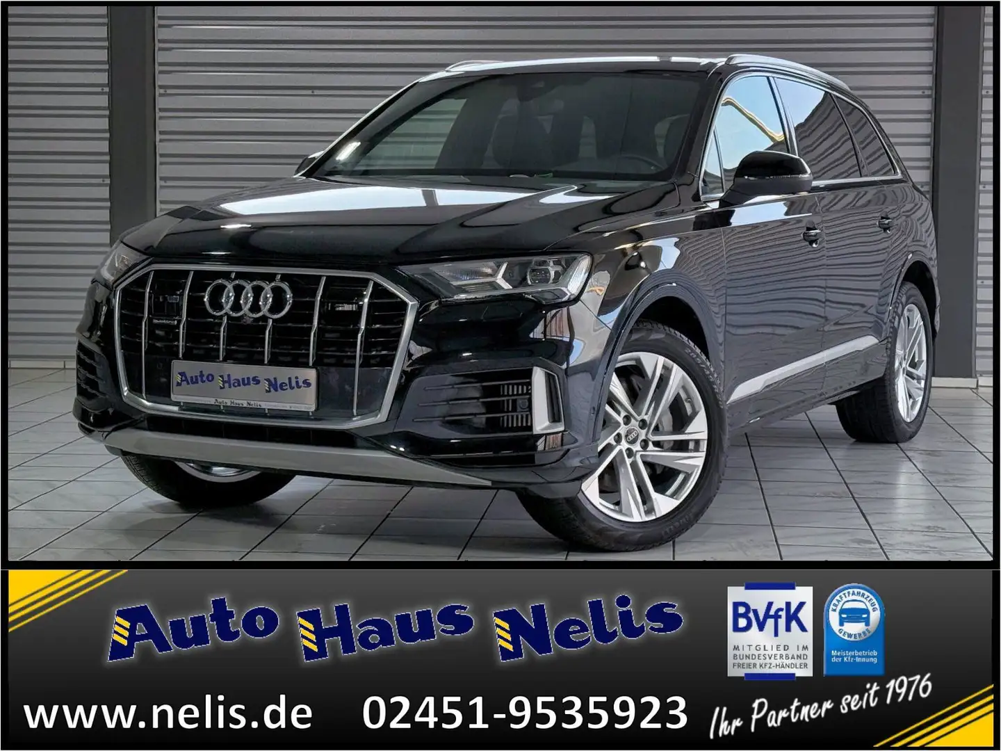 Audi Q7 55 TFSI Premium Plus AHK 7-Sitze ACC LED 3Z-K Schwarz - 1