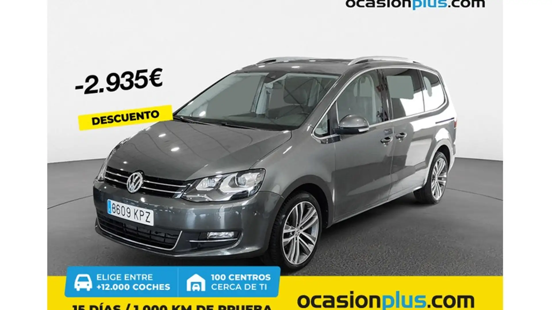 Volkswagen Sharan 2.0TDI Sport DSG 110kW Gris - 1