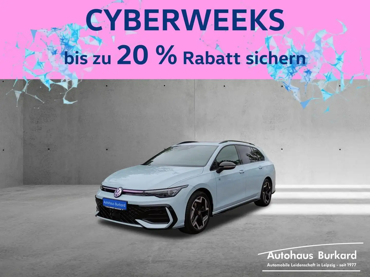 Volkswagen Golf R-Line 1.5 eTSI+150Ps+DSG+AHZV+Standh+Panod Bleu - 1