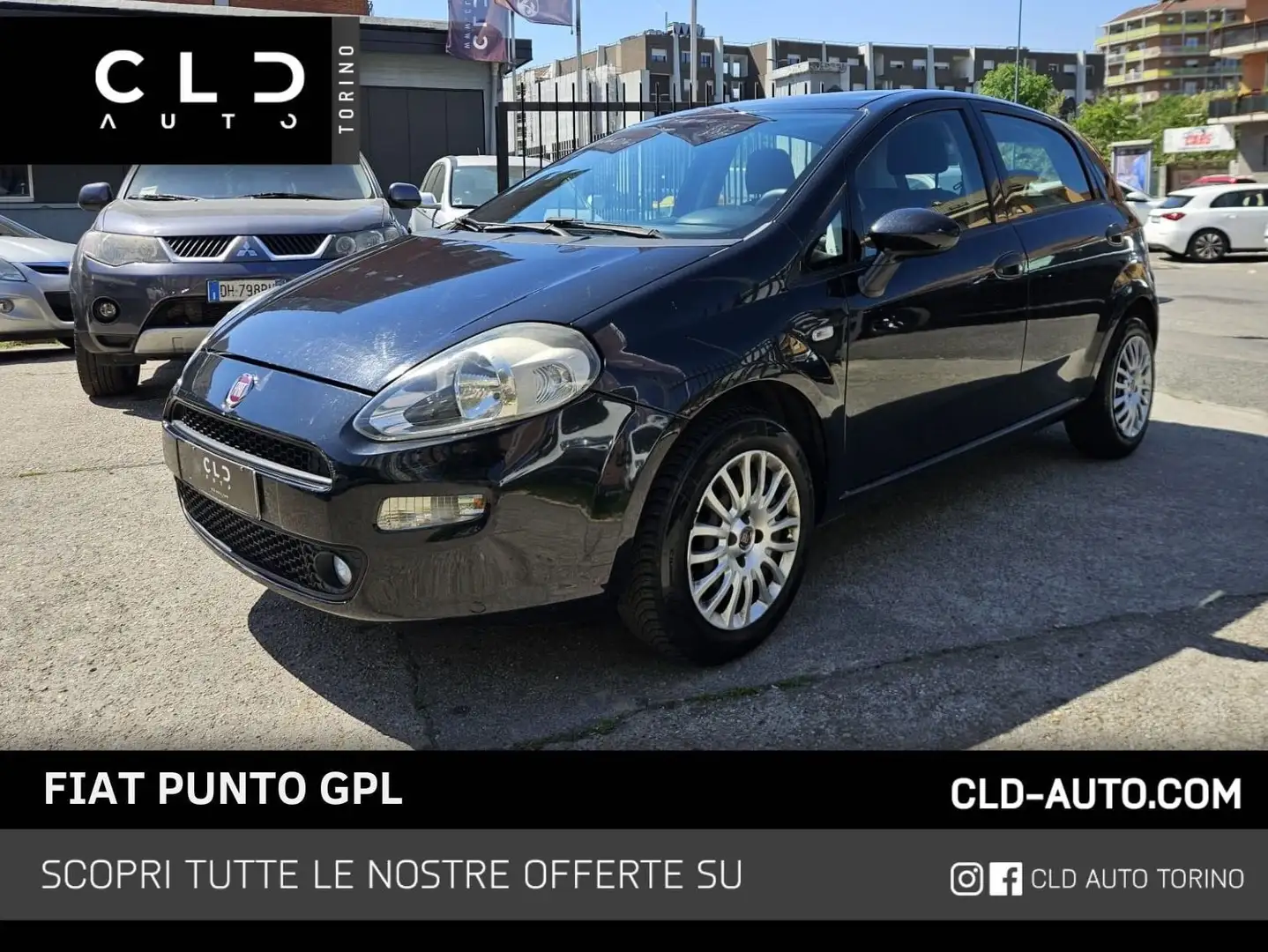 Fiat Punto Evo Punto 5p 1.4 easypower Easy Gpl Schwarz - 1