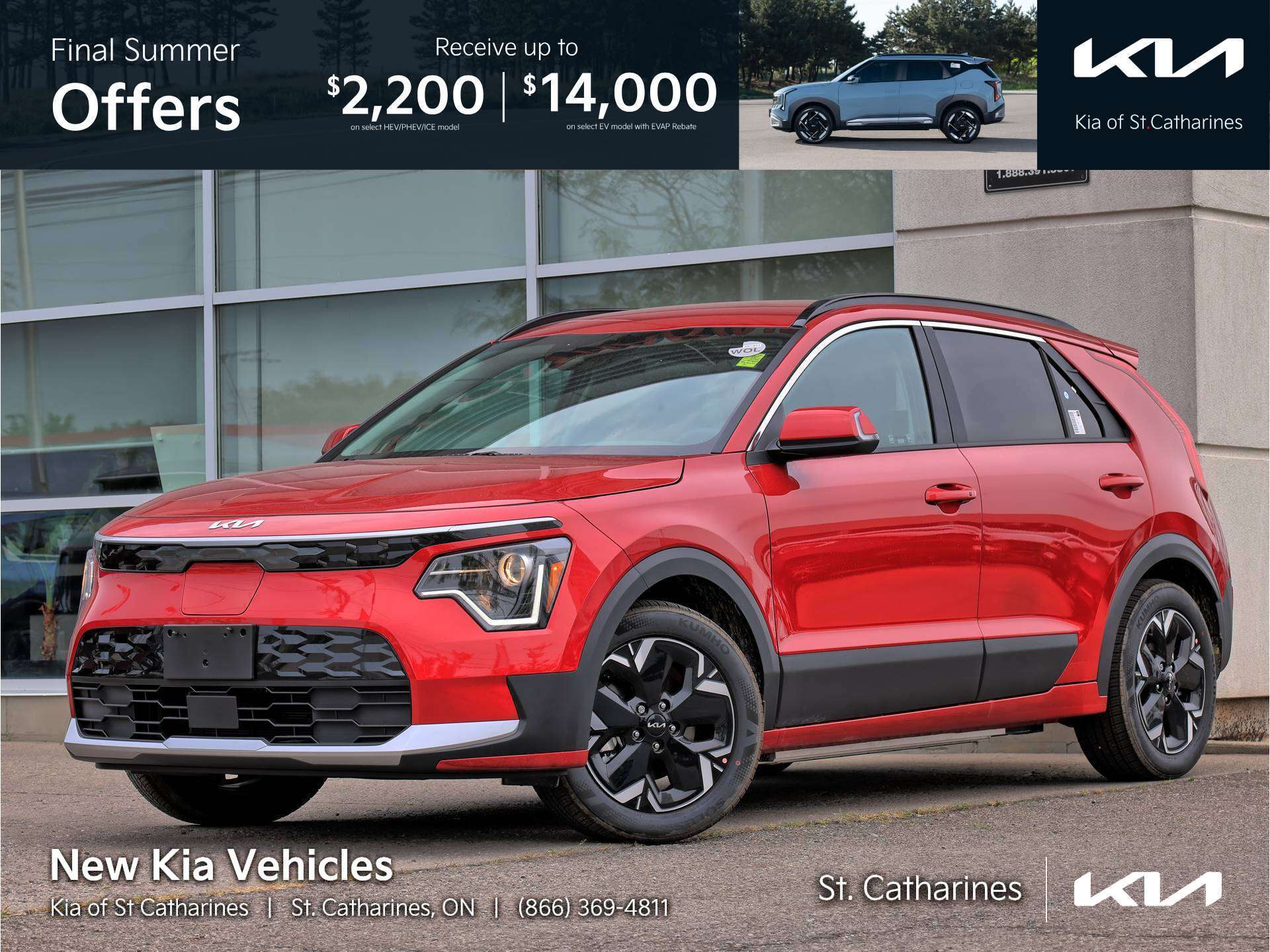 Red 2026 Kia Niro EV SUV / Crossover 1-Speed Automatic