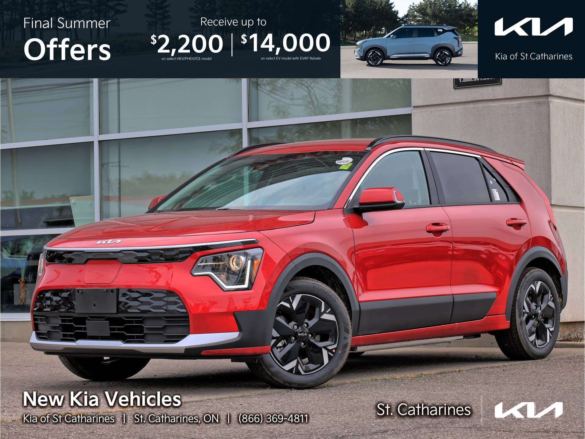 Red 2026 Kia Niro EV SUV / Crossover  1-Speed Automatic