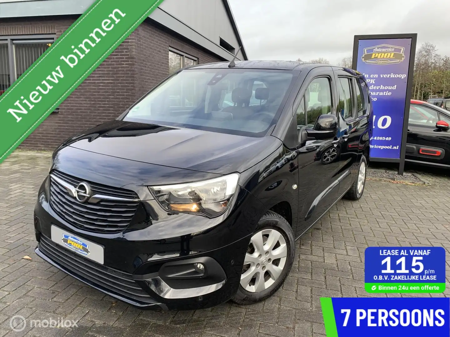 Opel Combo Life 1.2 T L2H1 Edition 7p.|navi|camera|cruise Fekete - 1