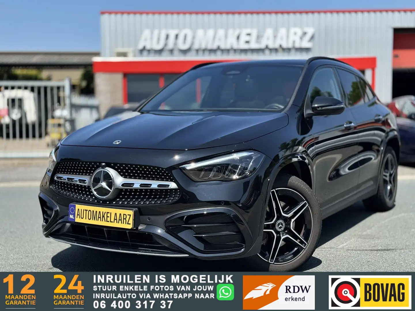 Mercedes-Benz GLA 250 e AMG Line PANO CARPLAY ZGA NIEUW Noir - 1
