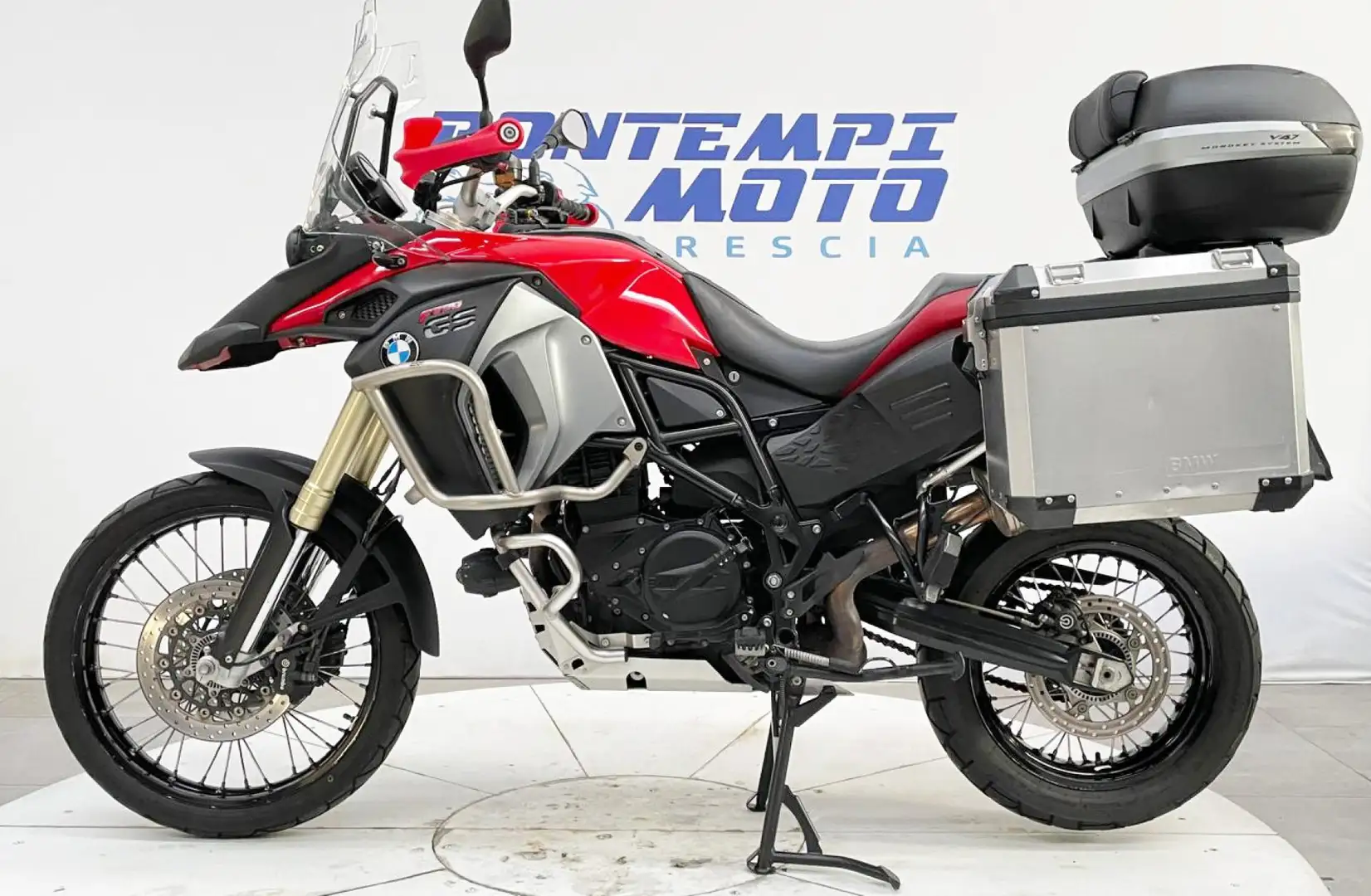 BMW F 800 GS Adventure 2014 ADV + VALIGIE Rouge - 2