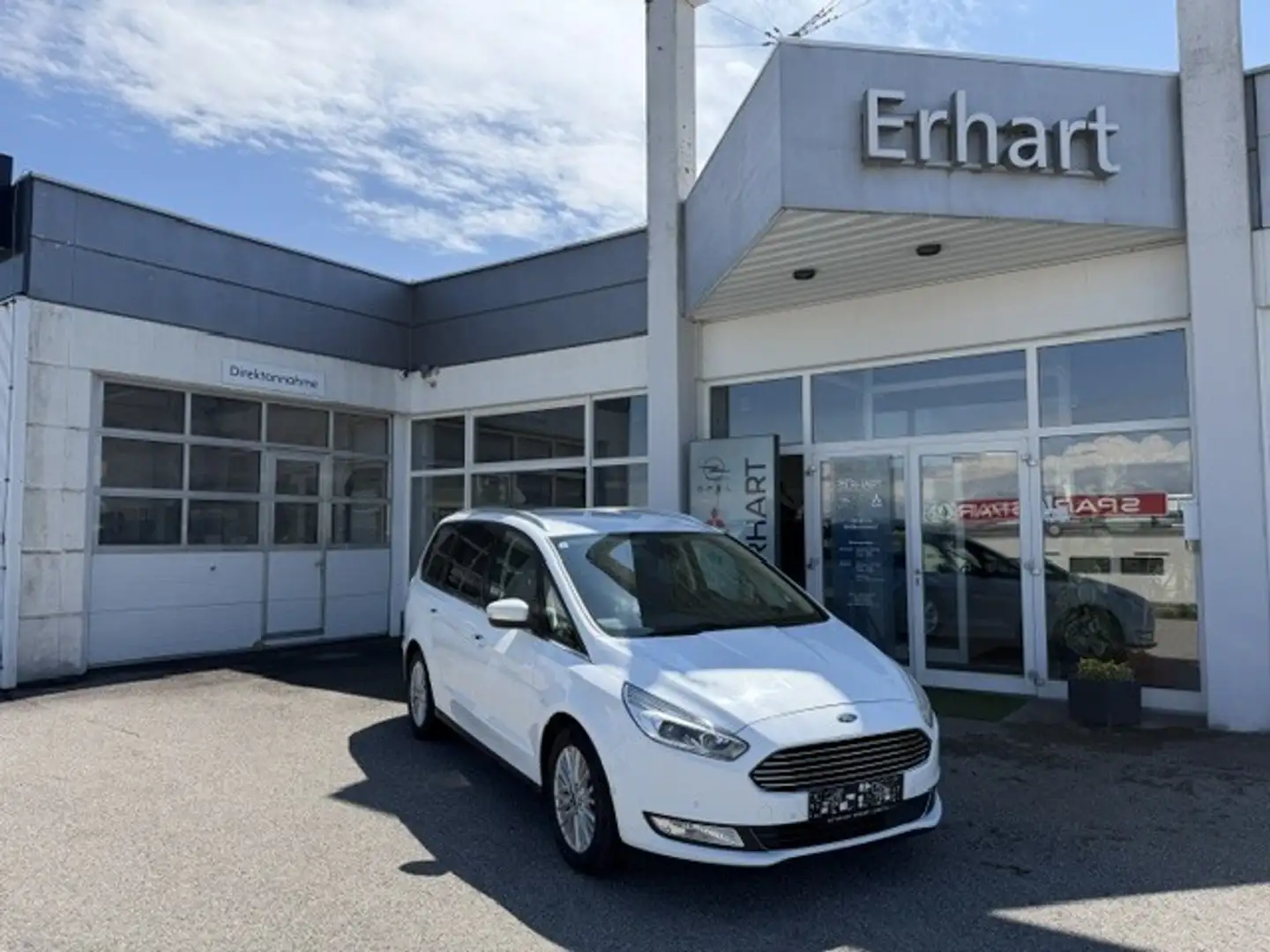 Ford Galaxy 2,0 TDCi Titanium Start/Stop Powershift Weiß - 1