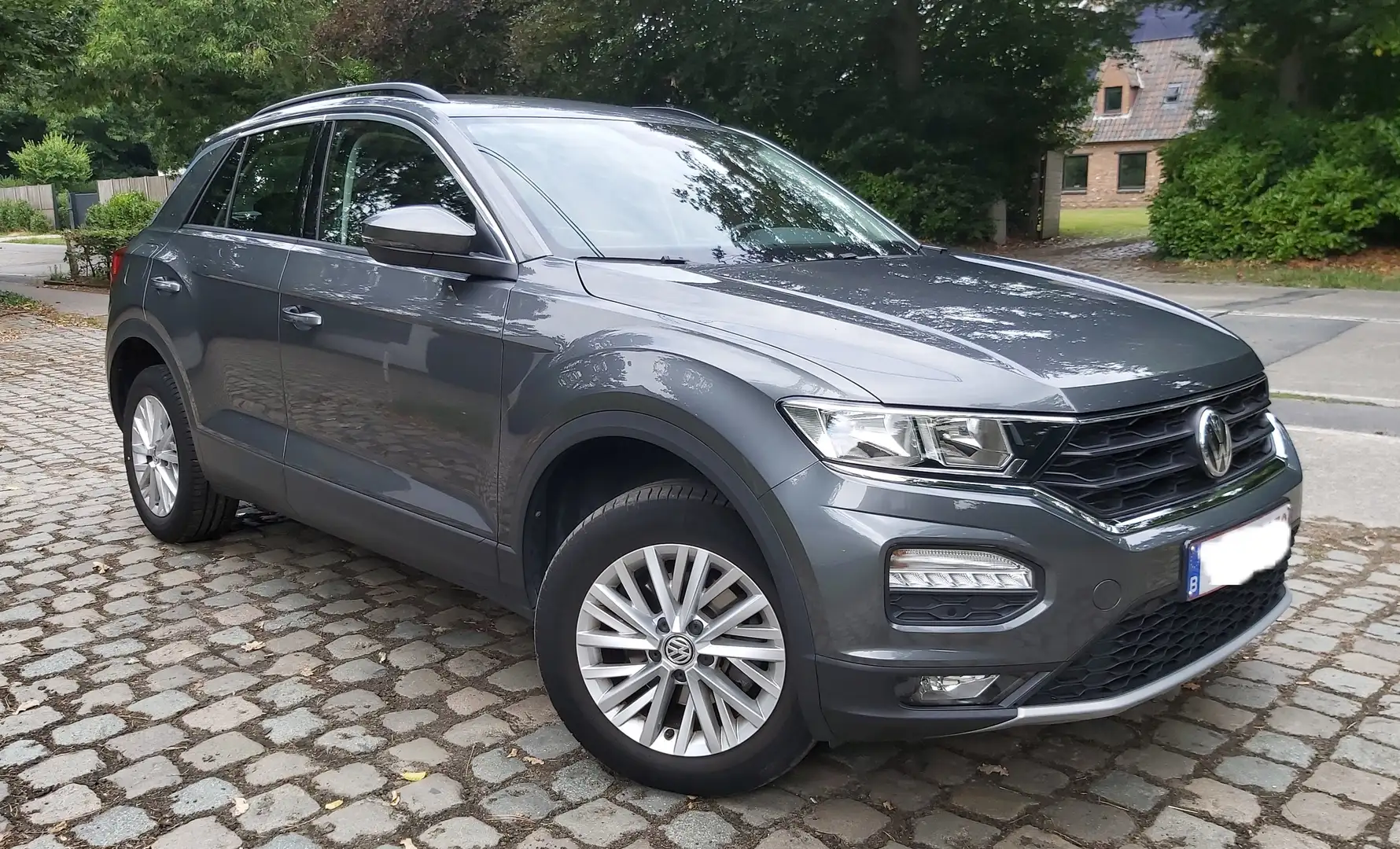 Volkswagen T-Roc STYLE 1.0TSI 115 TOP! Camera+sensor,LED,zetelverw. Grijs - 2