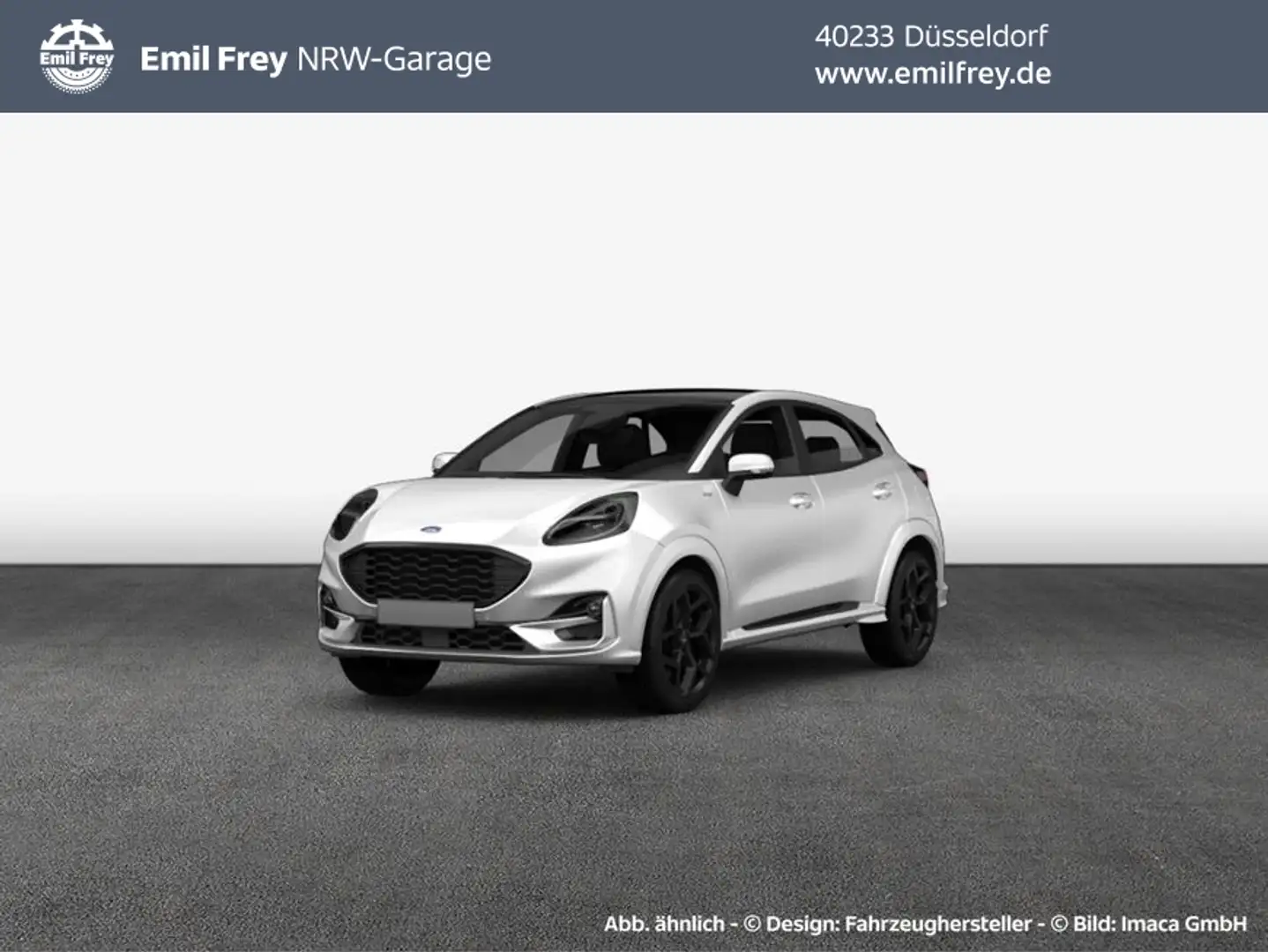 Ford Puma 1.0 EcoBoost Hybrid Aut. ST-LINE DESIGN Blanc - 1
