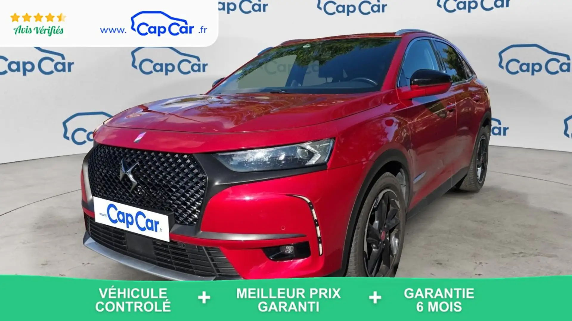DS Automobiles DS 7 Crossback 2.0 Blue HDi 180 Performance Line Plus - Automatiq Rood - 1