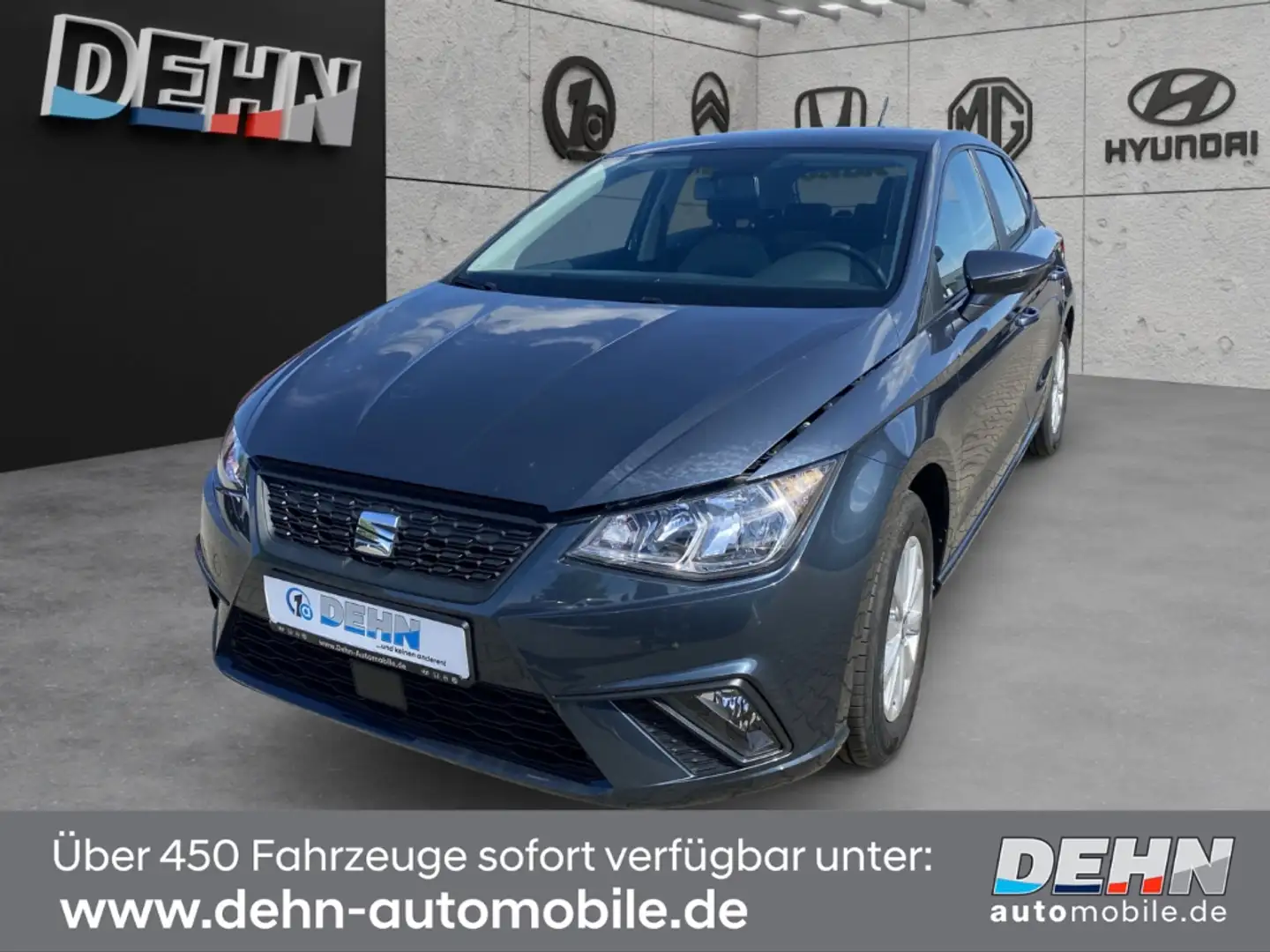 SEAT Ibiza 1.0 TSI Style Full Link SHZ GRA PDC NSW Grijs - 2