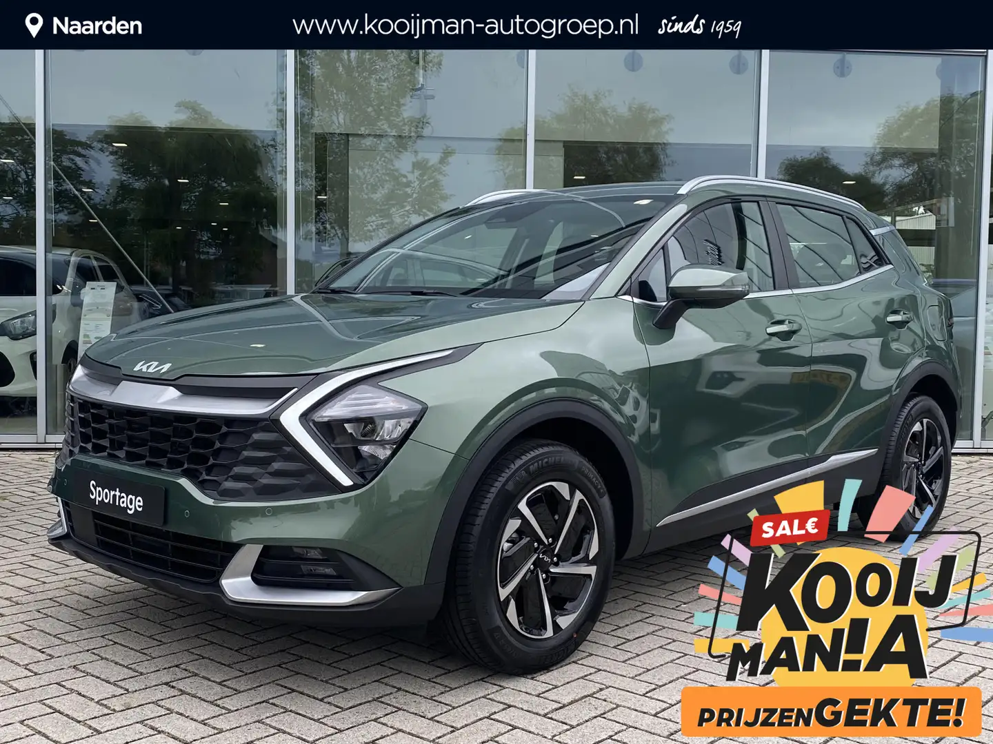 Kia Sportage 1.6 T-GDi HEV DynamicLine "Super Sale op Wielen" Groen - 1