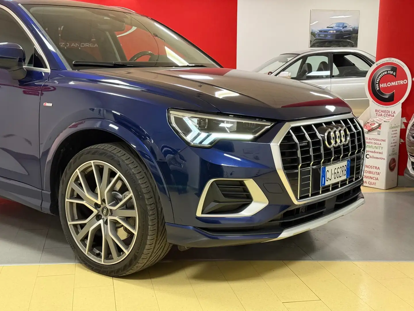 Audi Q3 Q3 40 TDI quattro S tronic S line edition Blauw - 2