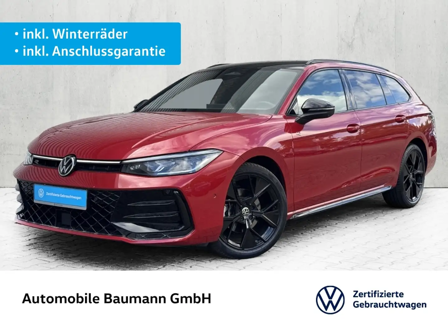 Volkswagen Passat Variant 2.0 TDI R-LINE SIGNATURE *AHK* Rot - 1