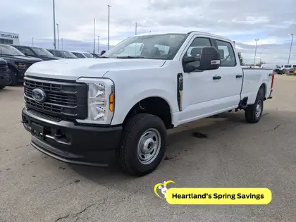 White 2026 Ford F-250 Super Duty XL Crew Cab LB 4WD Pickup Truck Four-Wheel Drive Automatic