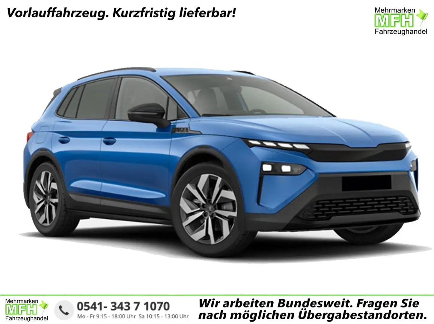 Skoda Elroq Sportline 60 *Navi*Matrix*20"*E-Heck*SHZ*Kamera... Bleu - 1