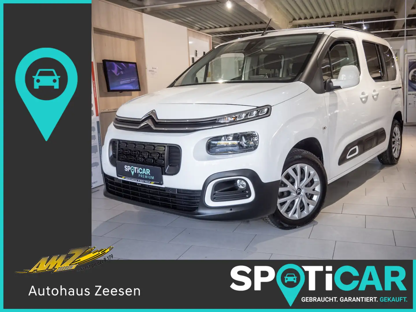 Citroen Berlingo Feel M BlueHDi 130 S&S KLIMA SHZ PDC Weiß - 1