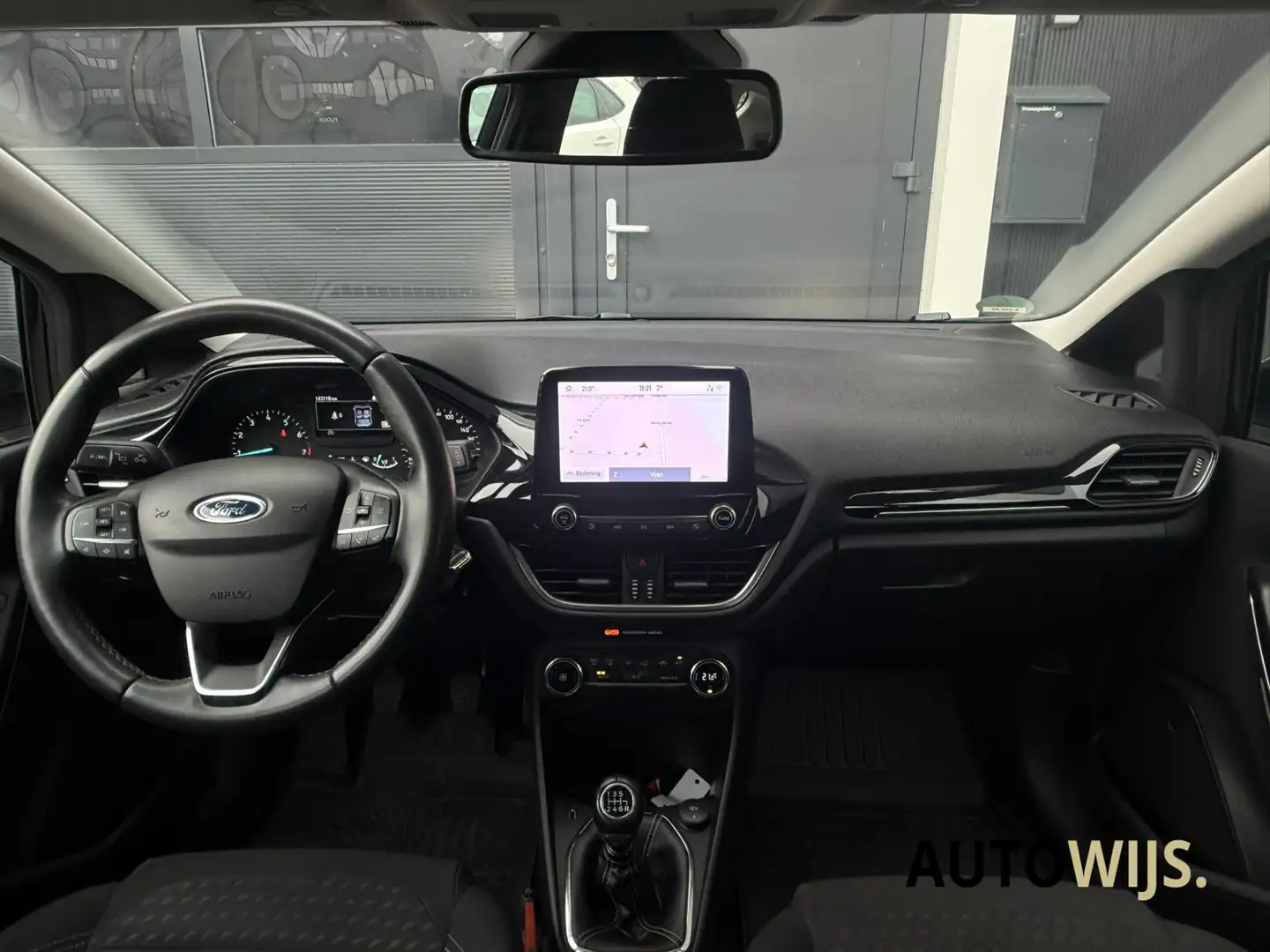 Ford Fiesta 1.0 EcoBoost Hybrid Titanium|Trekhaak|LED|NL AUTO| Schwarz - 2