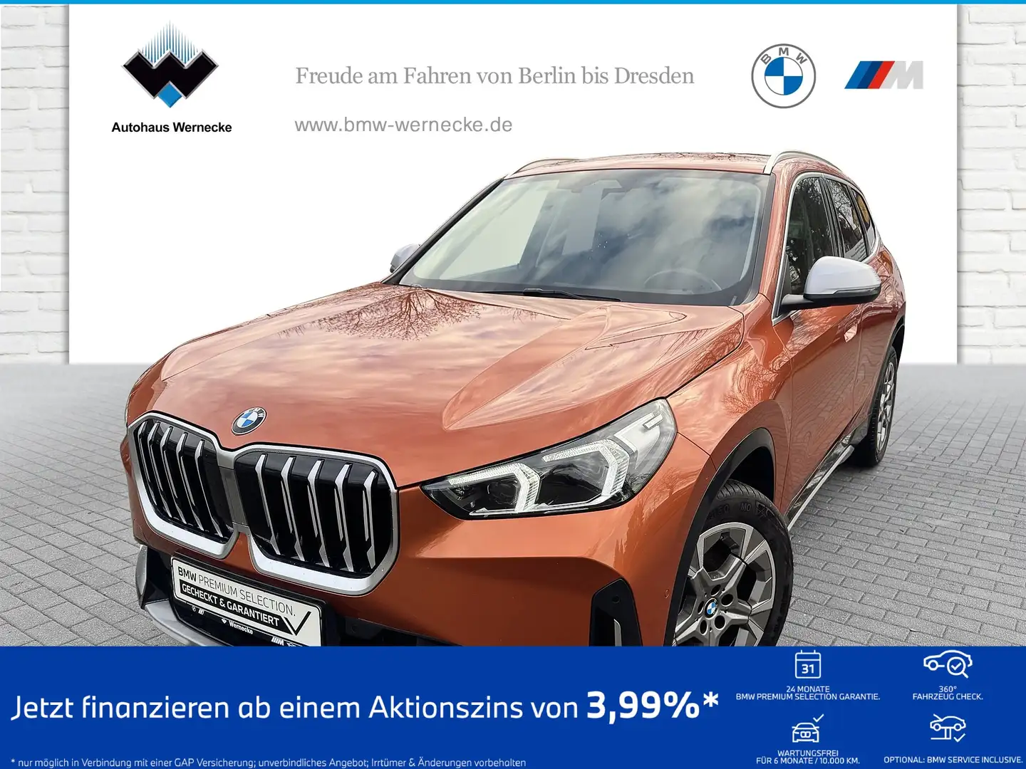 BMW X1 sDrive18d SAV xLine DAB LED Komfortzg. AHK Orange - 1