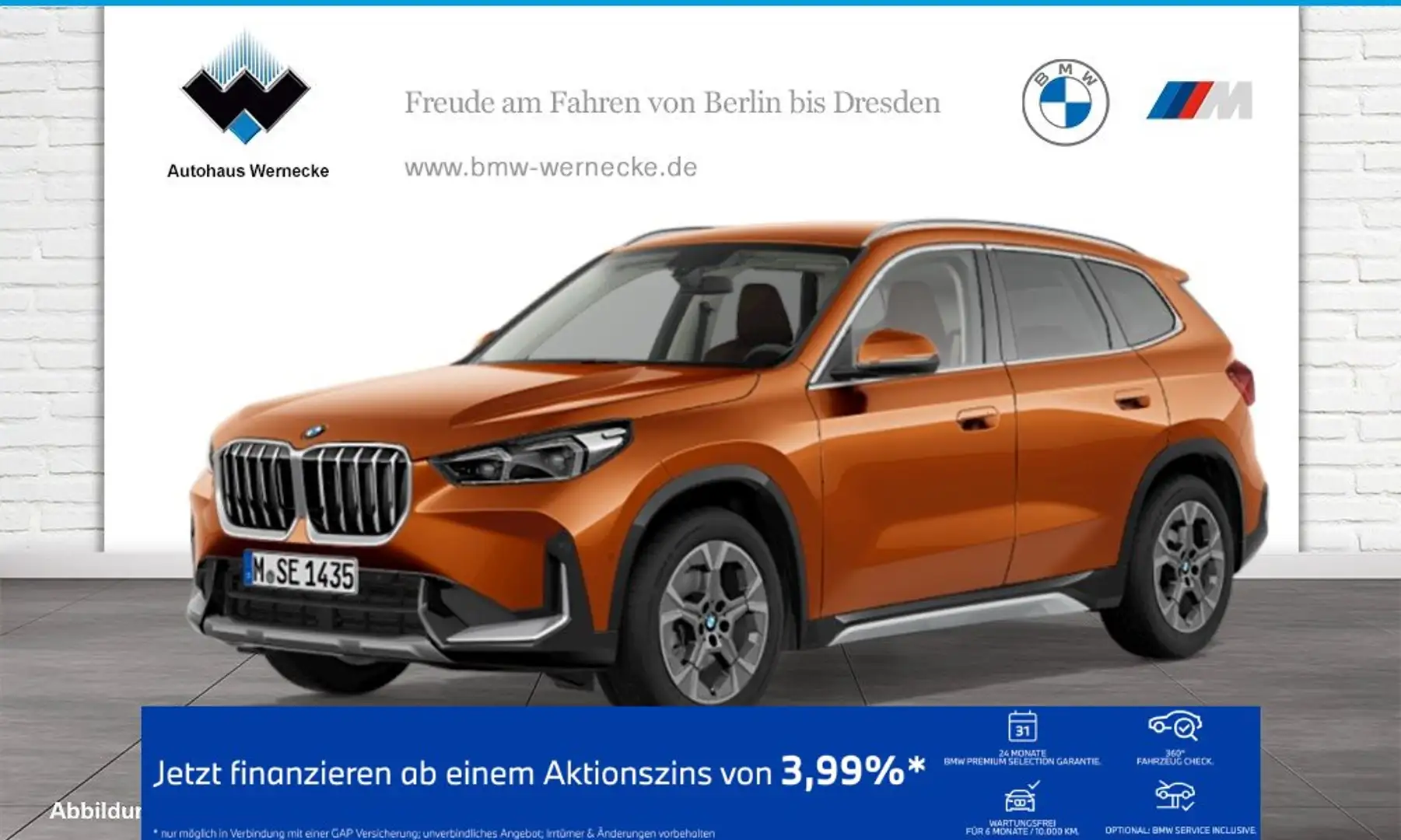 BMW X1 sDrive18d SAV xLine DAB LED Komfortzg. AHK Orange - 1