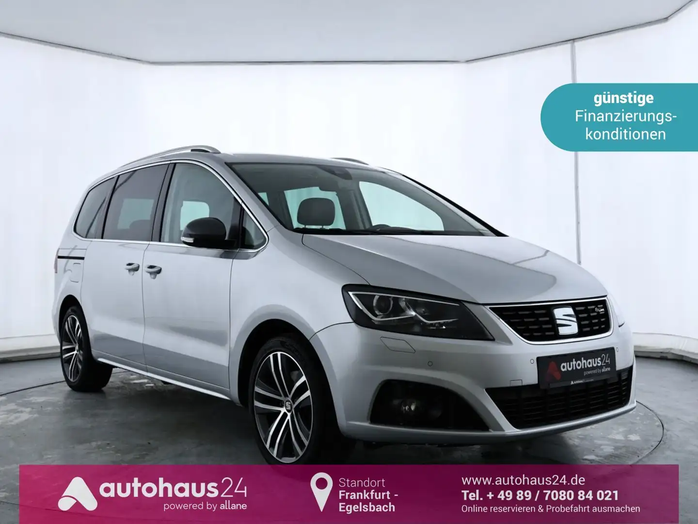 SEAT Alhambra 1.4 TSI FR-Line 7Sitze|AHK|Navi|Sitzhzg Silber - 1