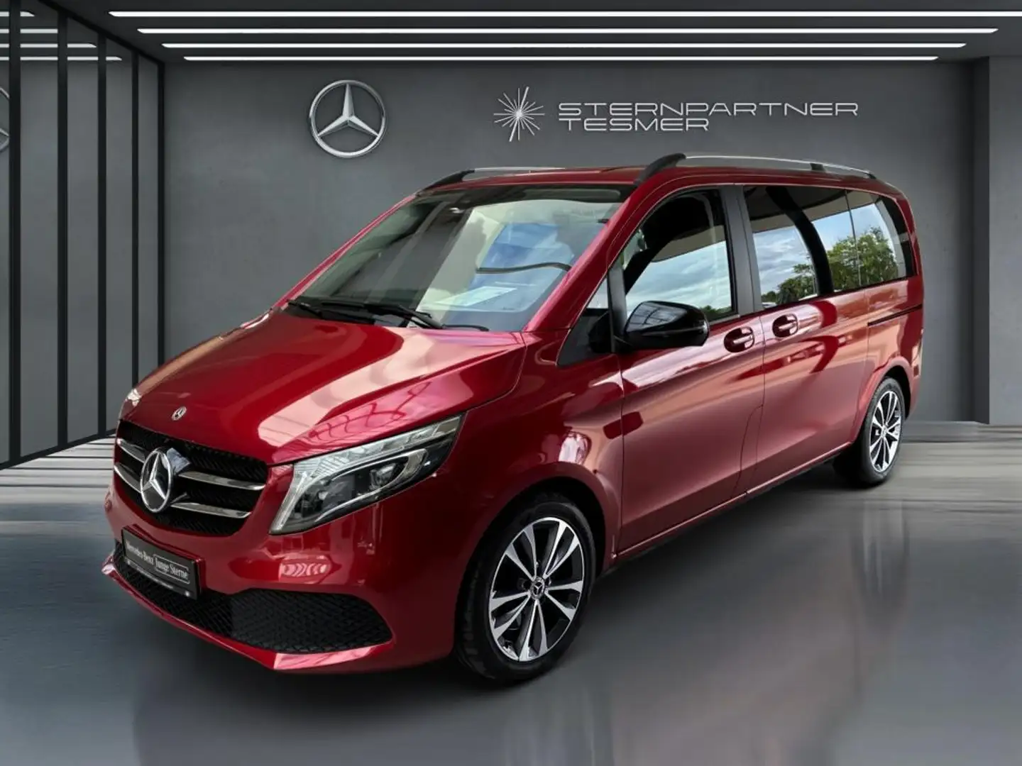 Mercedes-Benz V 220 d EDITION Kompakt +Night+KAMERA+NAVI+AUT Rood - 2