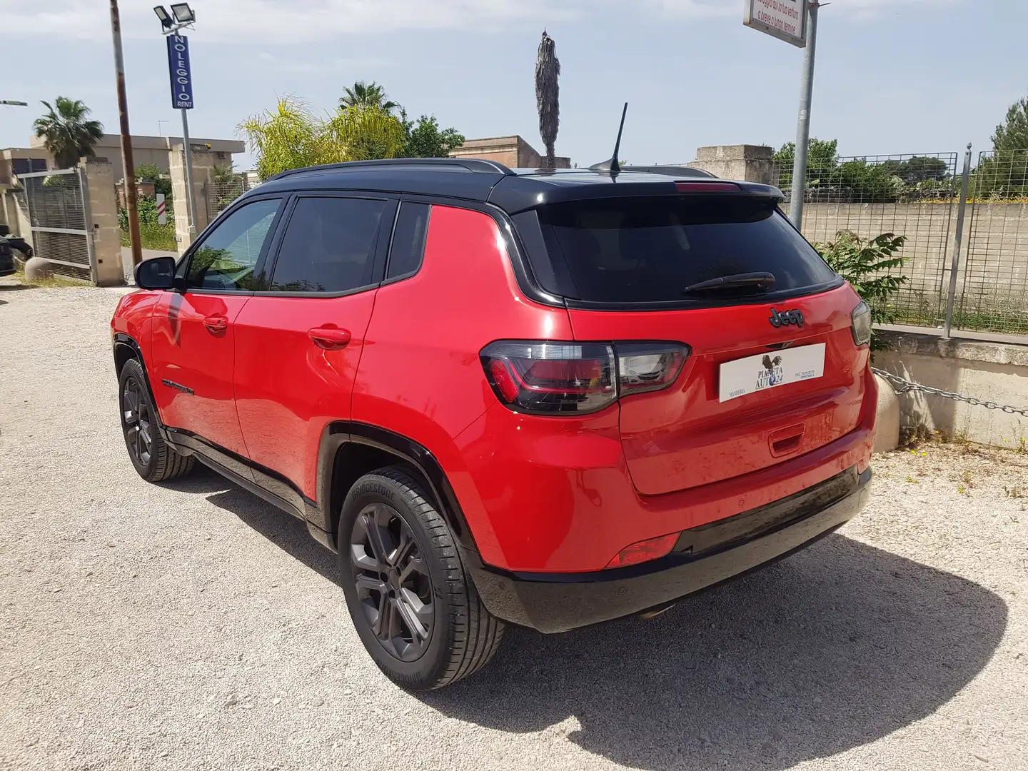 Jeep Compass 1.6 mjt 130cv 80°Anniversario Tetto Pelle Rcam Rojo - 2