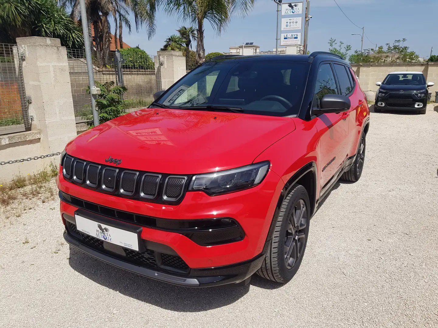 Jeep Compass 1.6 mjt 130cv 80°Anniversario Tetto Pelle Rcam Rojo - 1
