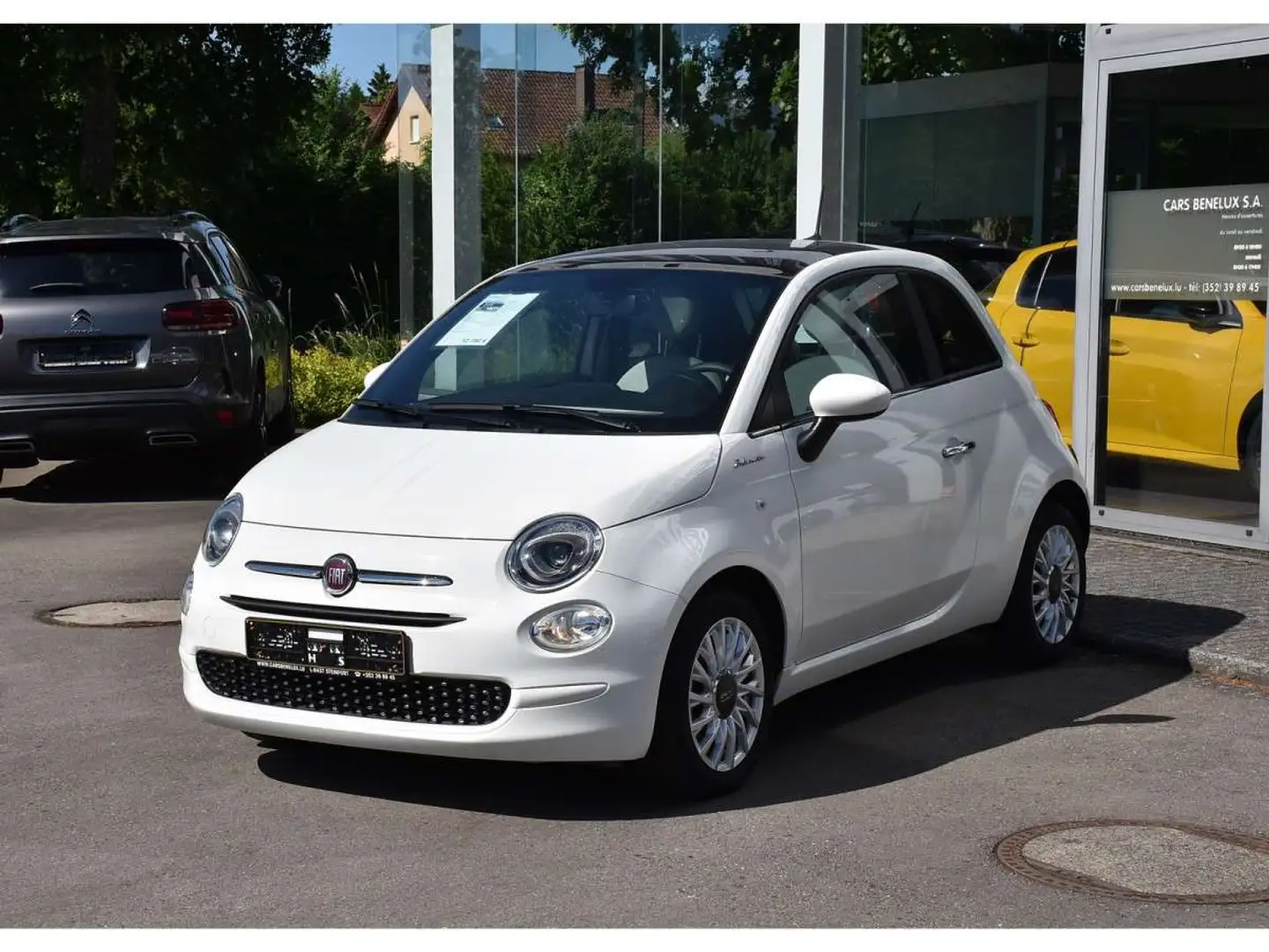 Fiat 500 1.0i Hybrid Dolce Vita TOIT PANO REGUL 1 MAIN Blanc - 2