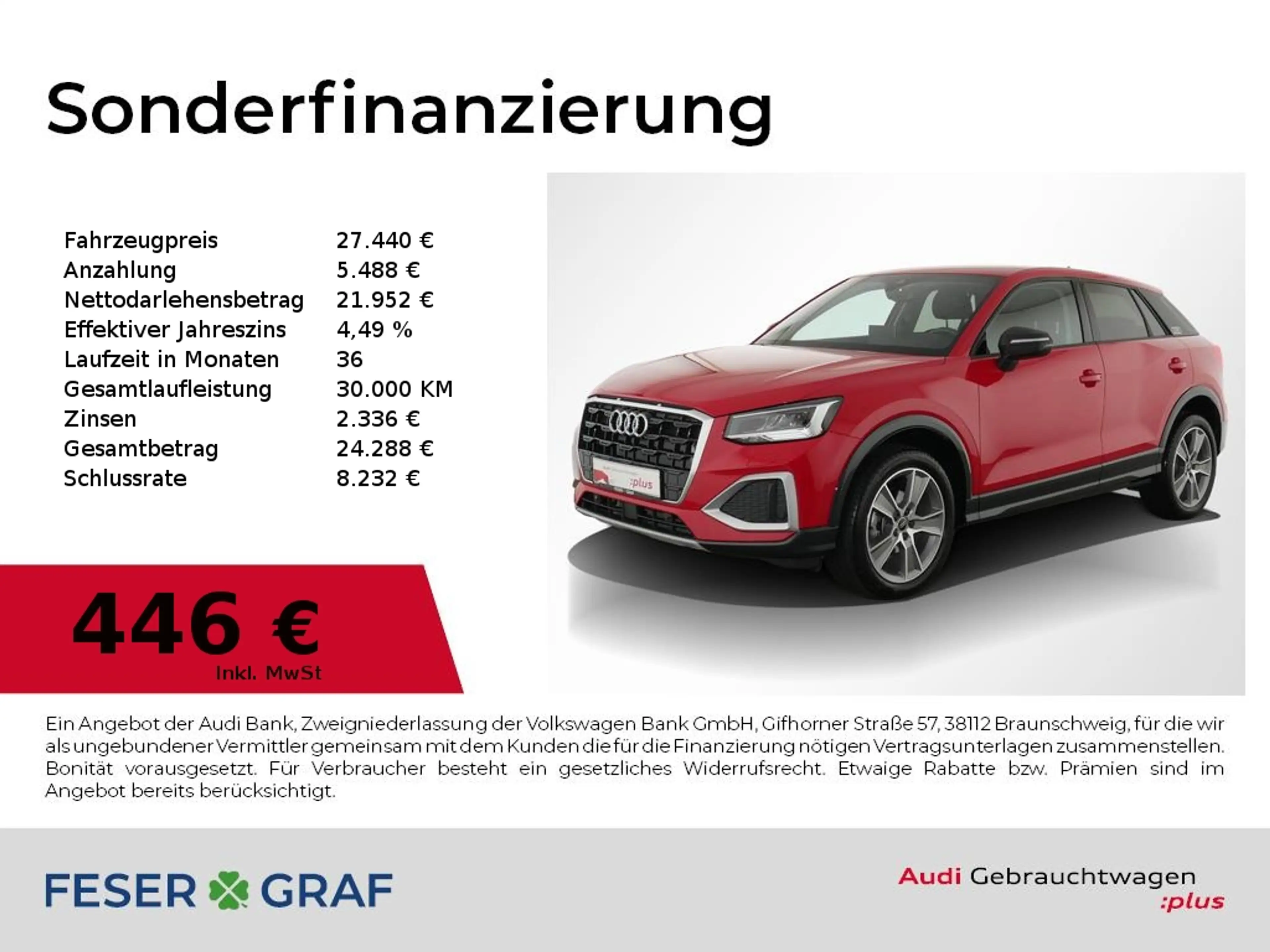 Audi Q2 Advanced 30 TDI 85kW virt.Cockpit