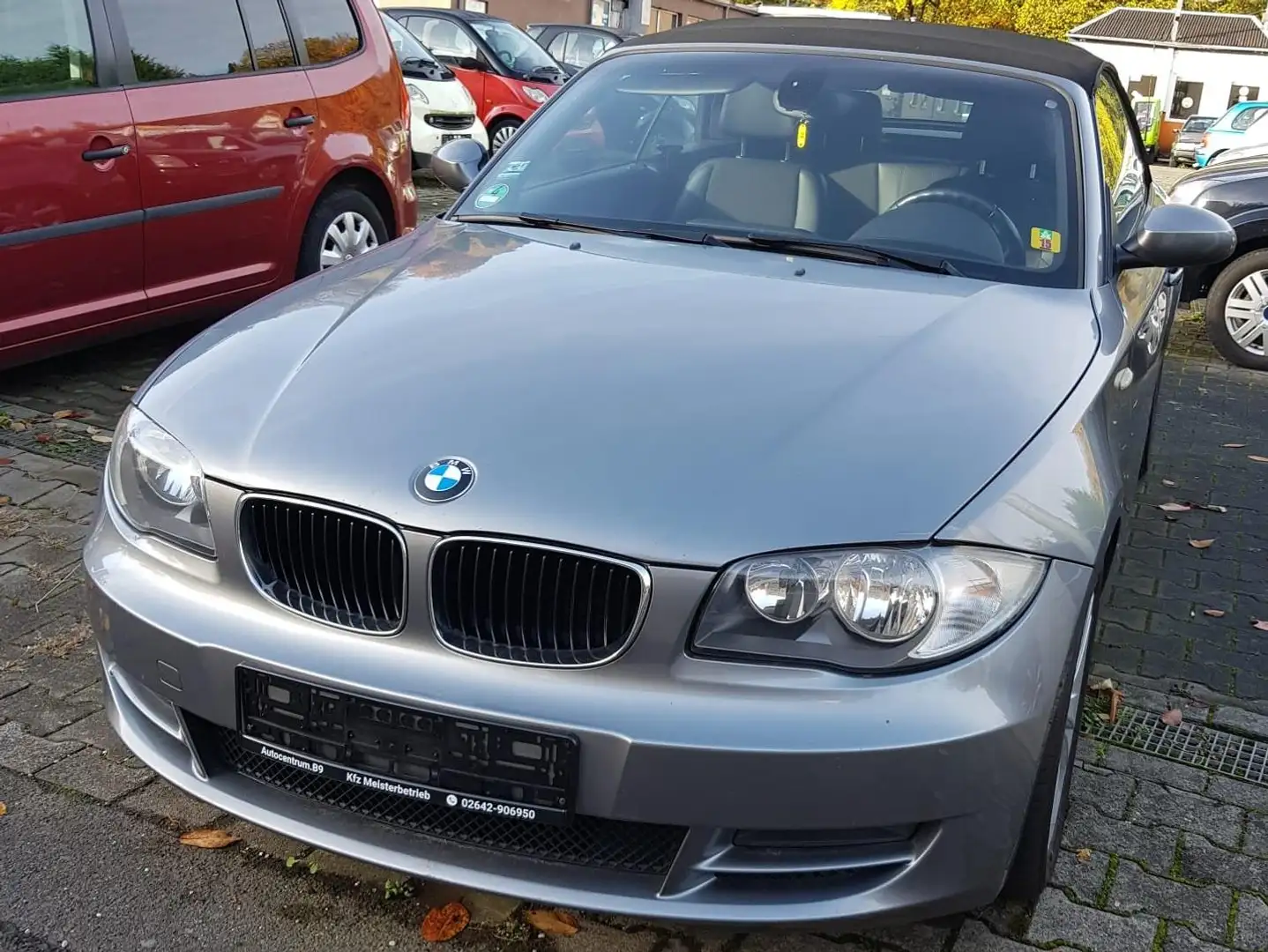 BMW 118 118d  / Teilleder Grau - 2