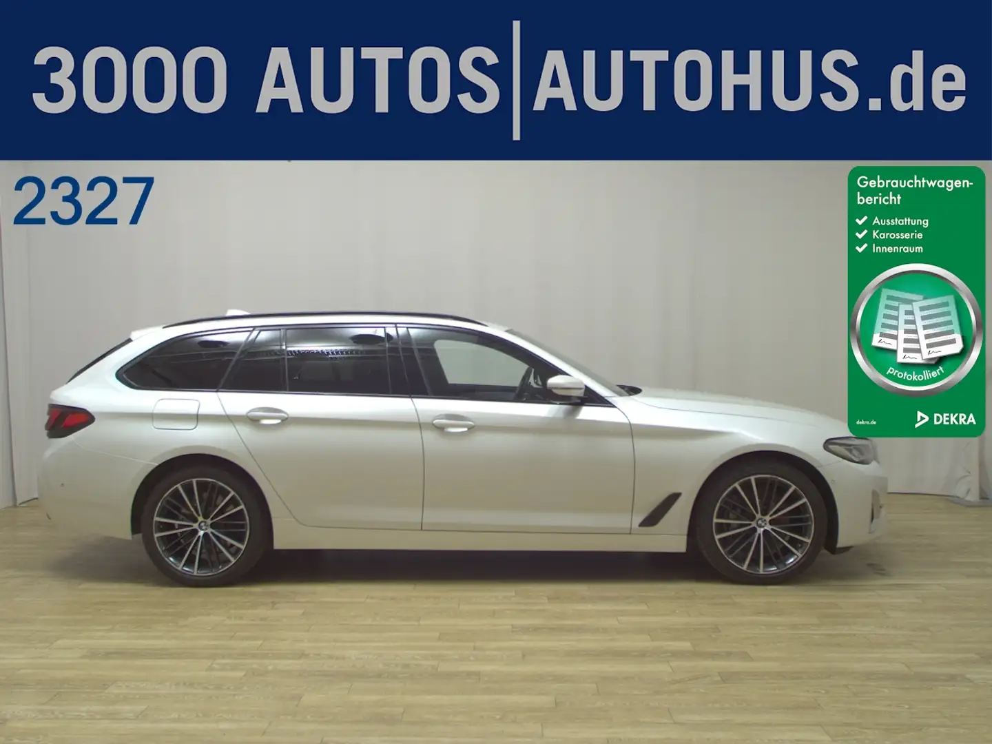 BMW 530 d Touring xDr Luxury-Line Navi LC Prof. LED+ Weiß - 1