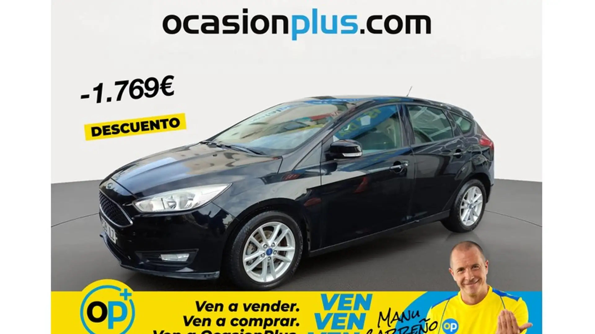 Ford Focus 1.0 Ecoboost Auto-S&S Trend+ 125 Negro - 1