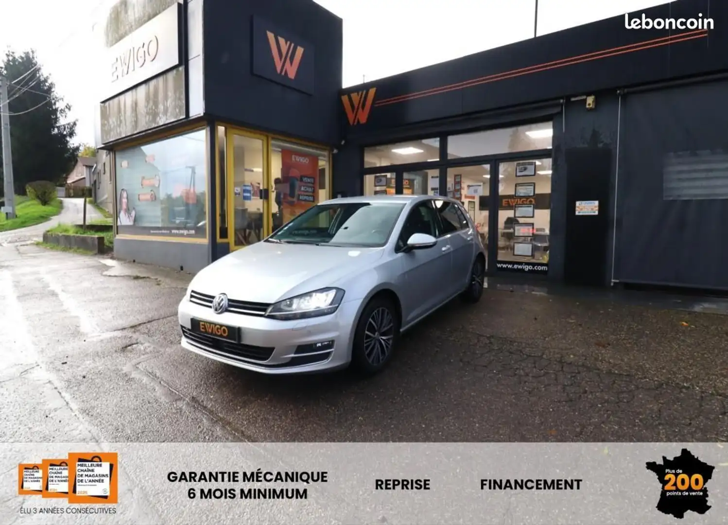 Volkswagen Golf 1.4 TSI 150 CH BLUEMOTION ALLSTAR DSG BVA Gris - 1