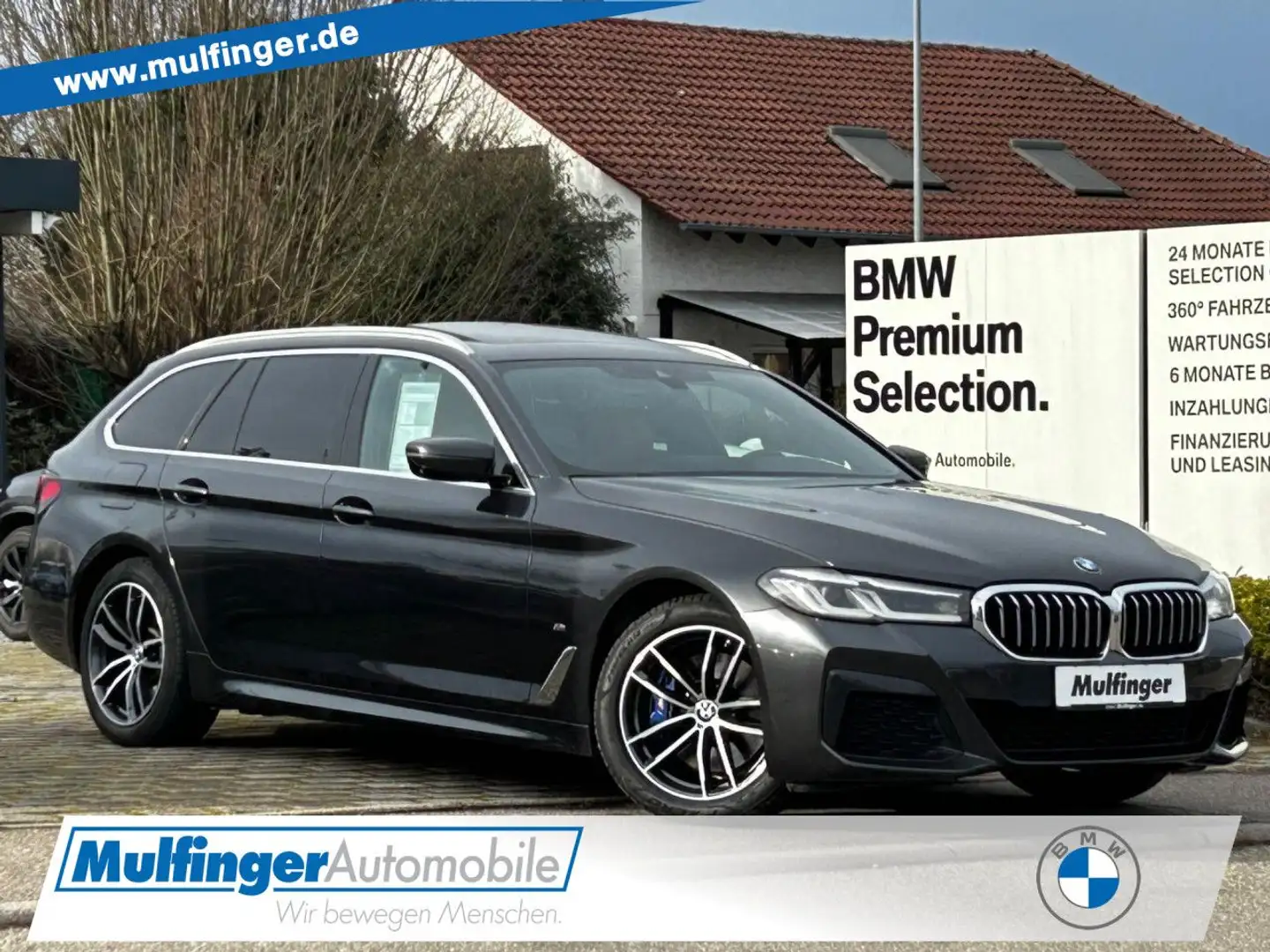 BMW 530 e T.xDr.M Sport SurrView PanoD.Ha/Ka. AHK 18" Grijs - 1