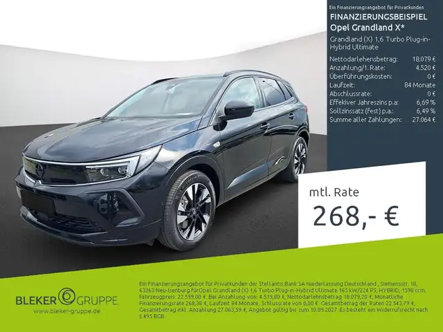 2022 Opel Grandland X in Black for sale