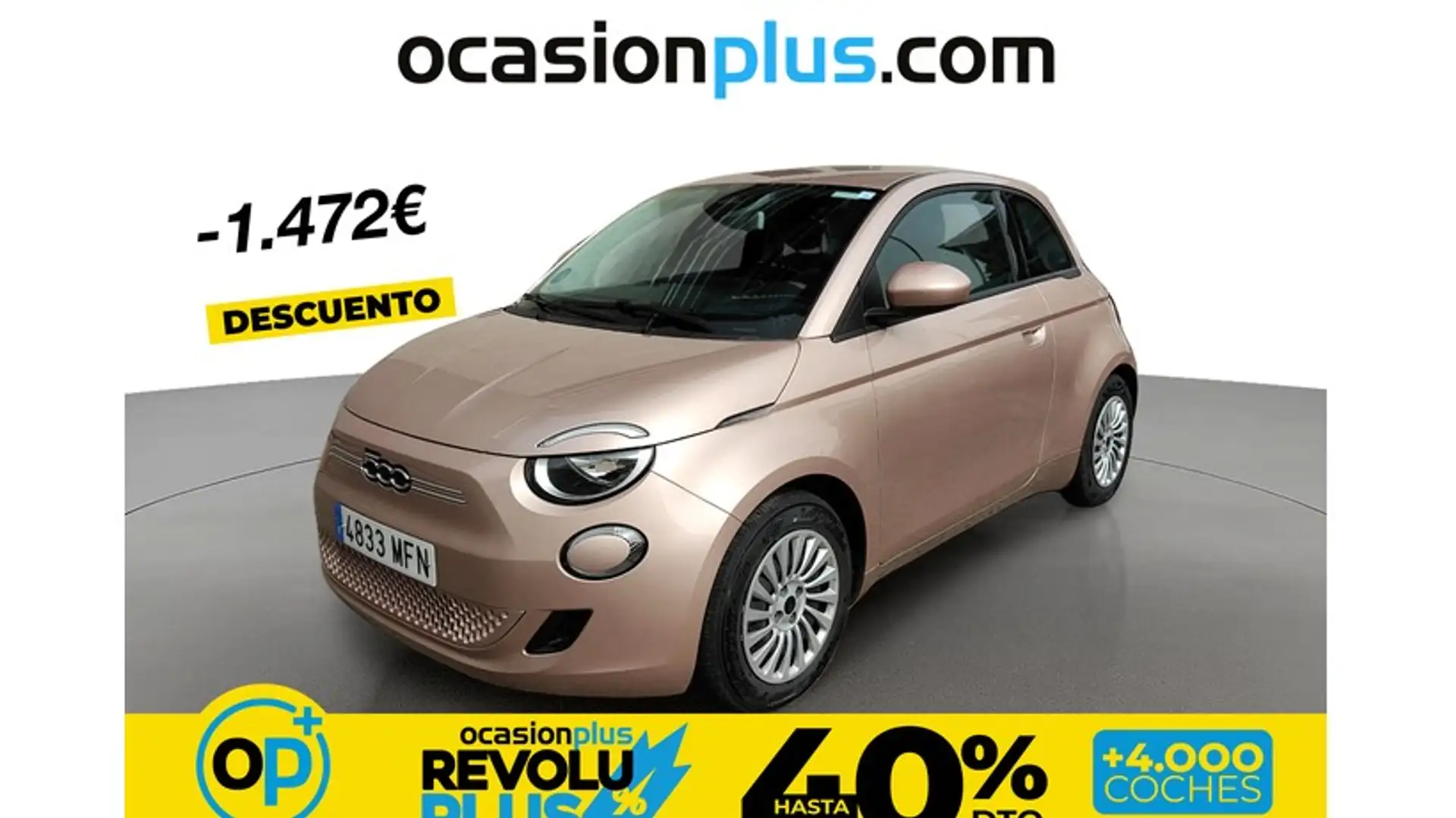 Fiat 500e Monotrim 87KW Burdeos - 1