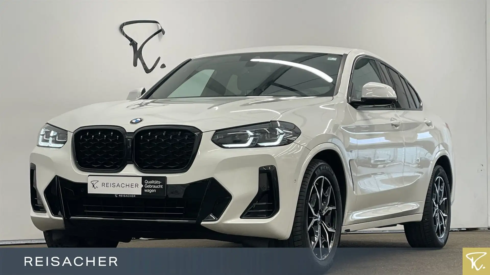 BMW X4 xDrive 20d A M-Sport LC+ 360° SHZ HiFi 19" LM Weiß - 1