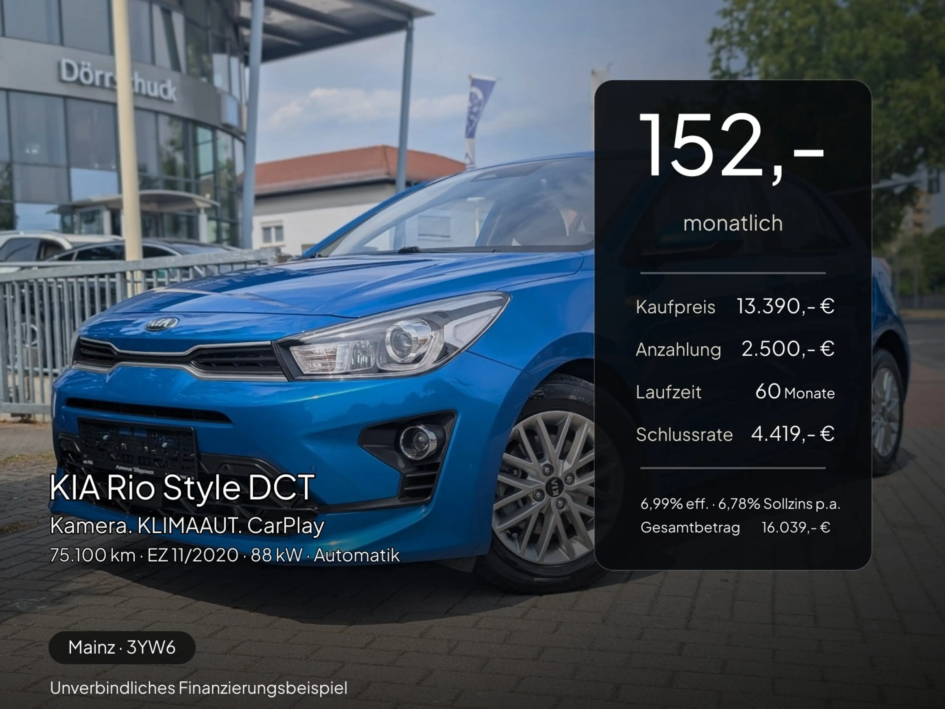 Kia Rio Rio Style DCT. Kamera. KLIMAAUT. CarPlay — photo 2