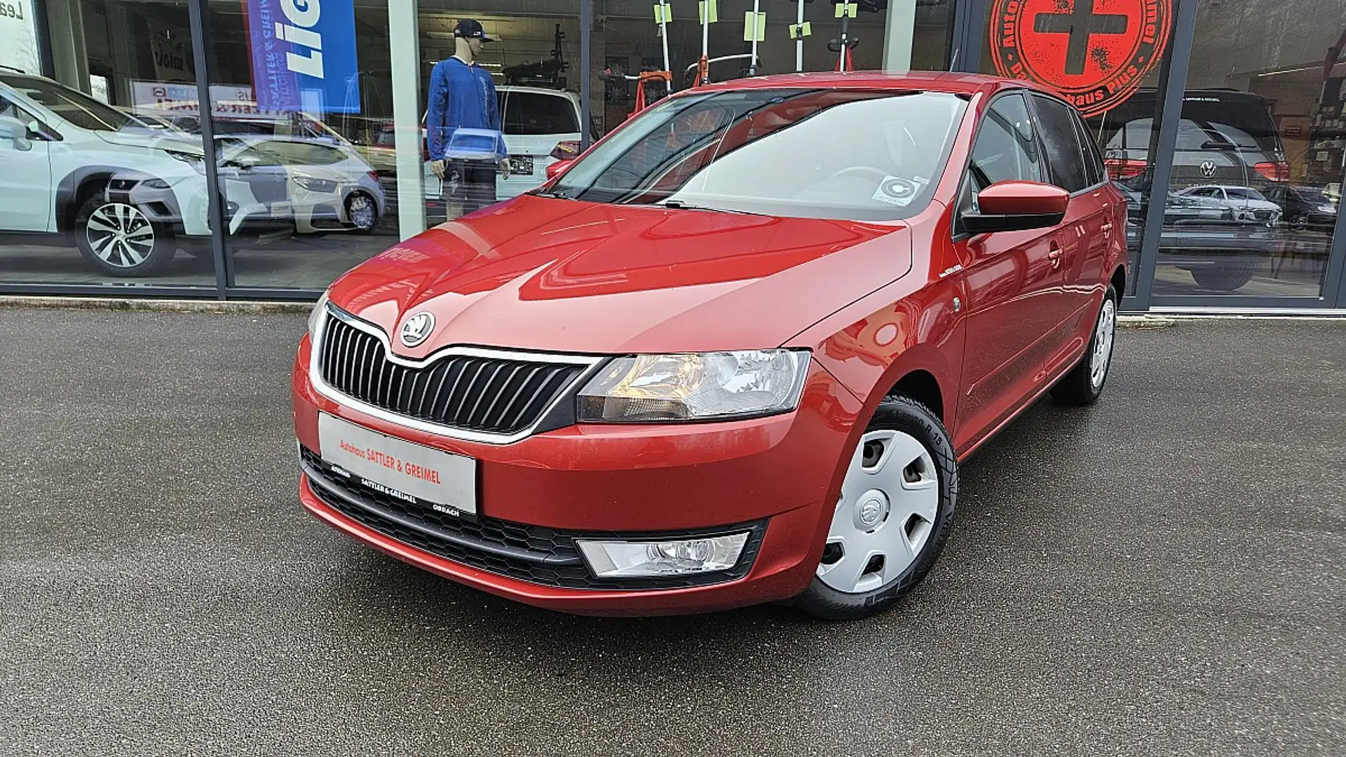 Skoda Rapid/Spaceback Rapid Spaceback 1,6 TDI Ambition DSG Rot - 1