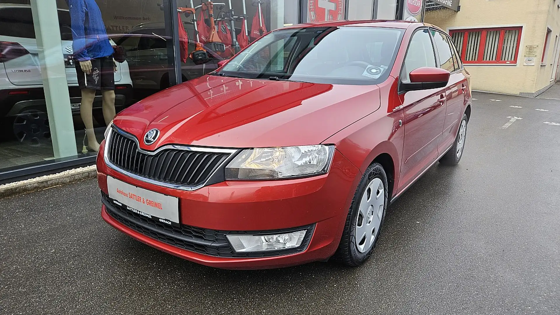 Skoda Rapid/Spaceback Rapid Spaceback 1,6 TDI Ambition DSG Rot - 2