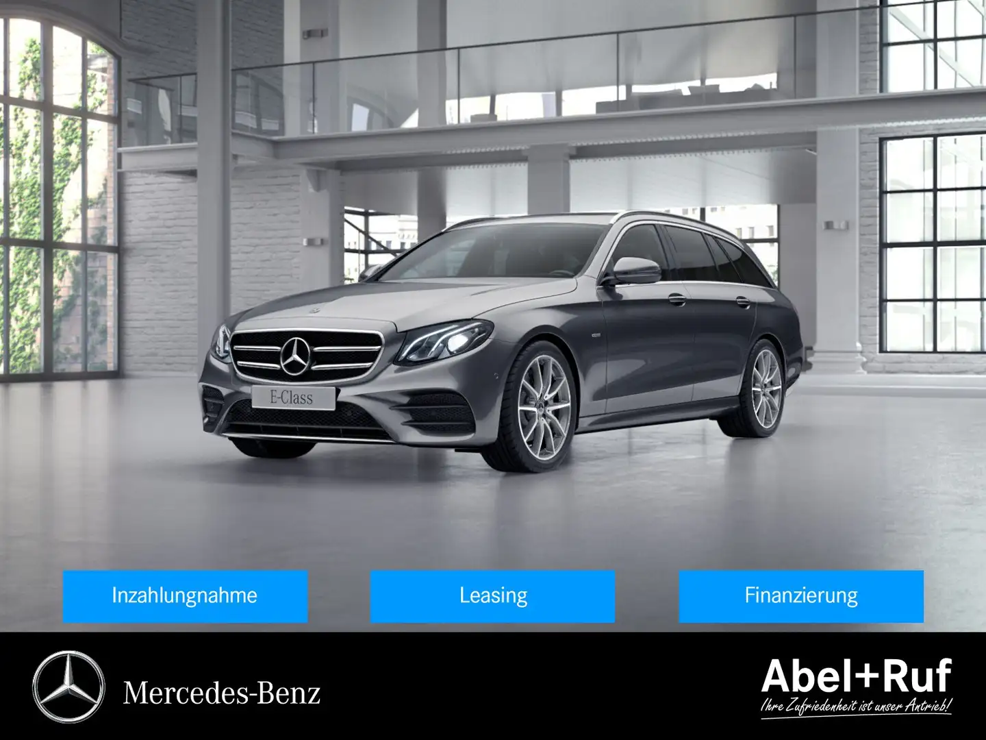 Mercedes-Benz E 220 d T AMG Sportsytle+EASY-PACK+TotWi+Schiebe Gris - 1