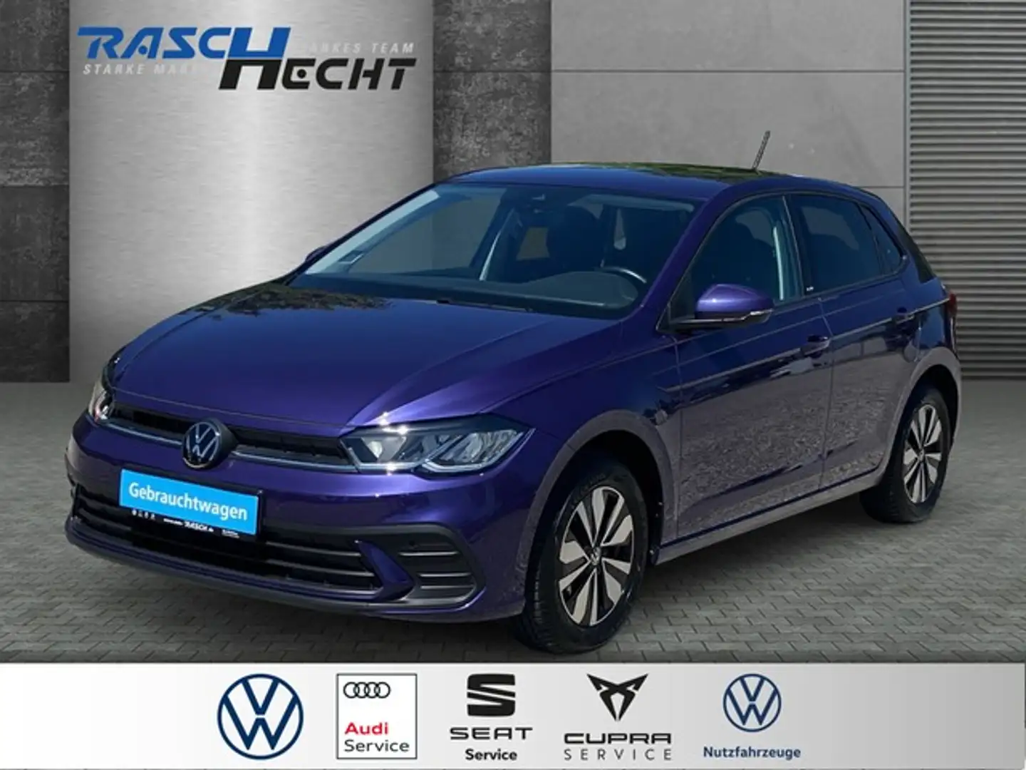 Volkswagen Polo Move 1.0 TSI*LED*NAVI*SHZ*ACC* Violett - 1