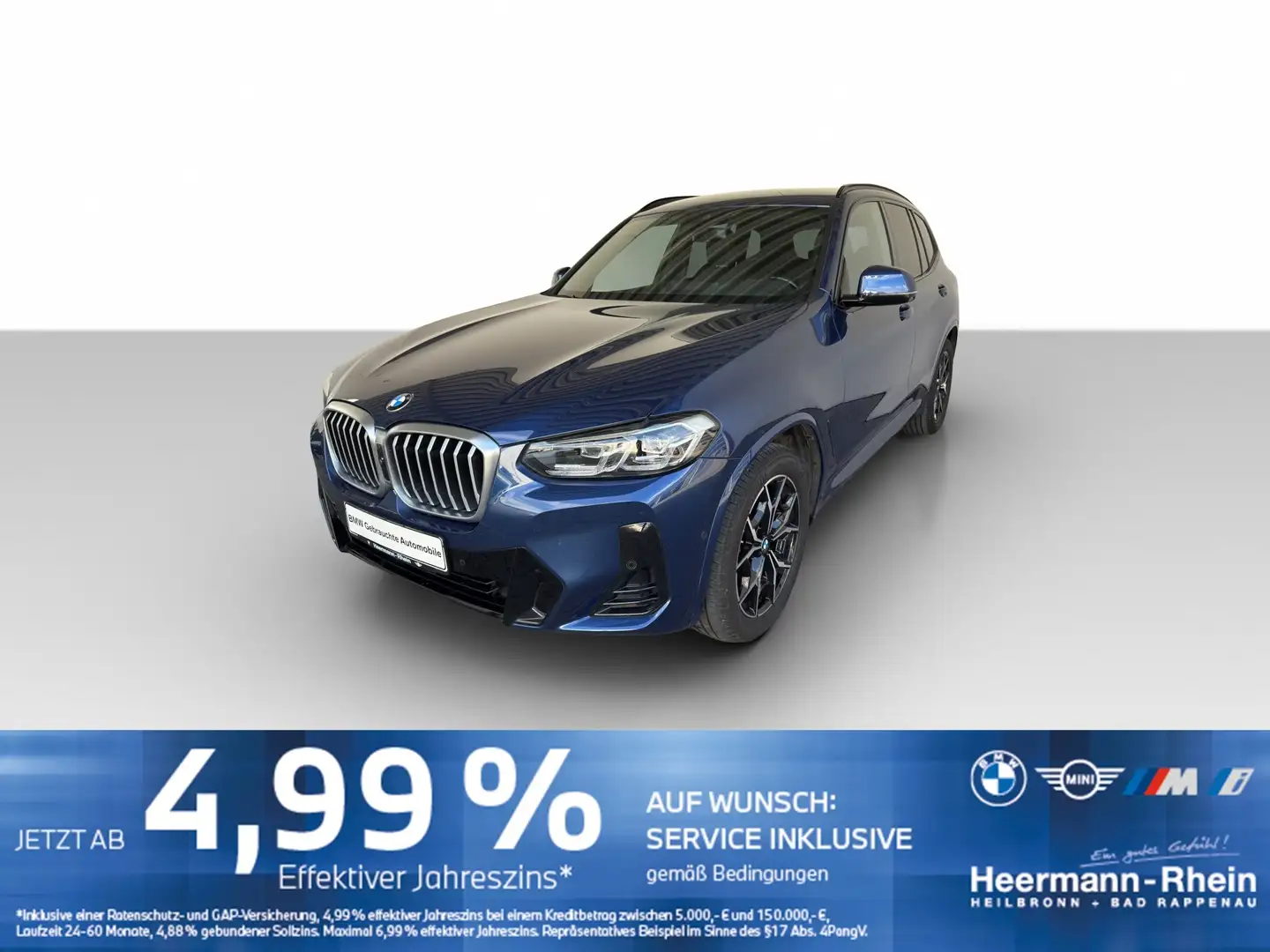 BMW X3 xDrive20d M Sportpaket NaviProf.AdapLED.AHK.. Blau - 2