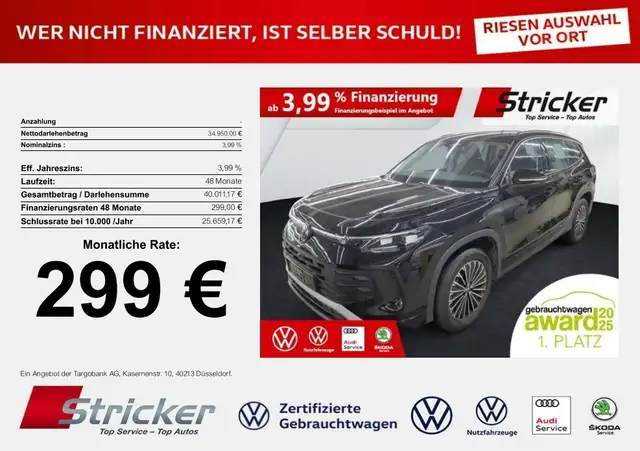 Volkswagen Tayron Life 1.5eTSI DSG 299,-ohne Anzahlung 7-Sitzer AHK