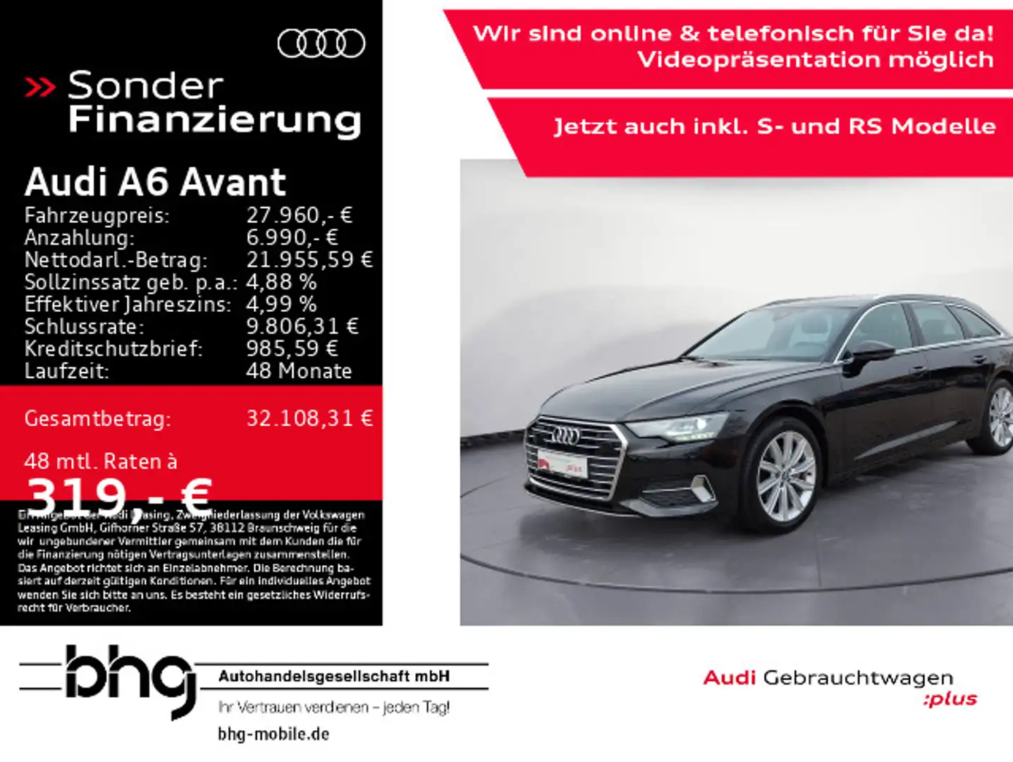 Audi A6 40 TDI quattro S tronic sport Noir - 1