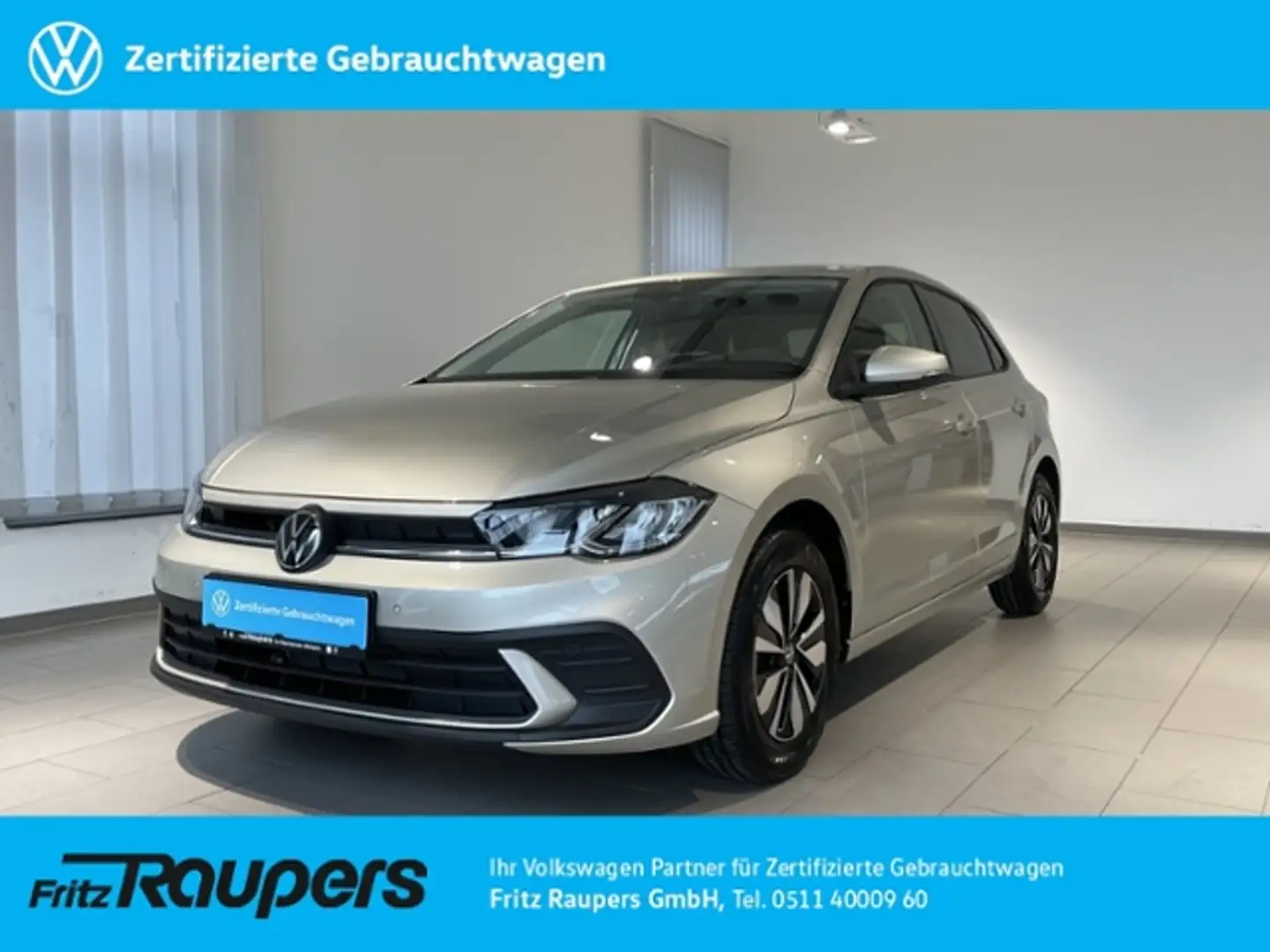 Volkswagen Polo 1.0 TSI "MOVE" +ACC+SITZHZNG+PDC Argent - 1
